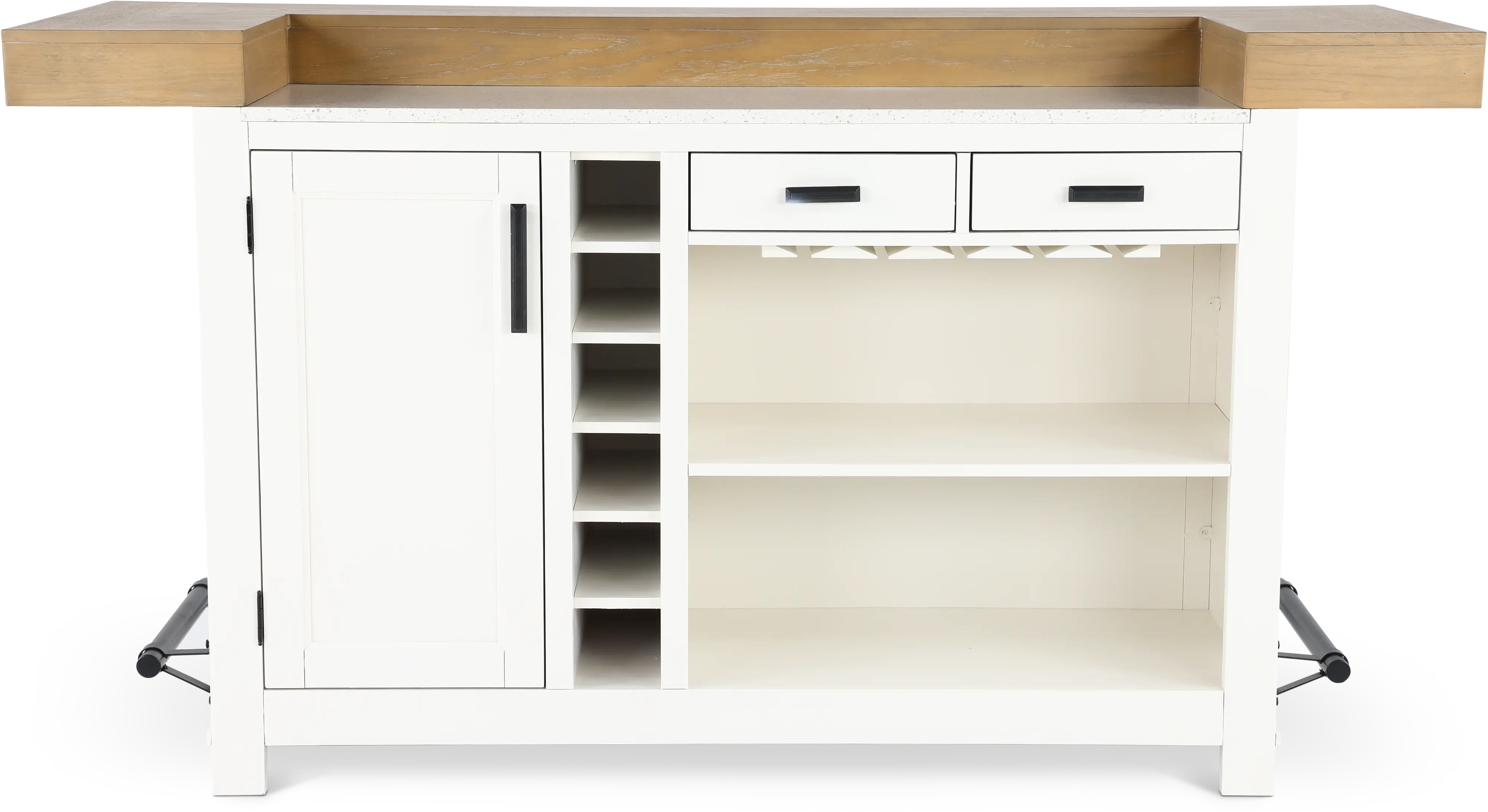 Modern Eclectic Creamy White Bar-4