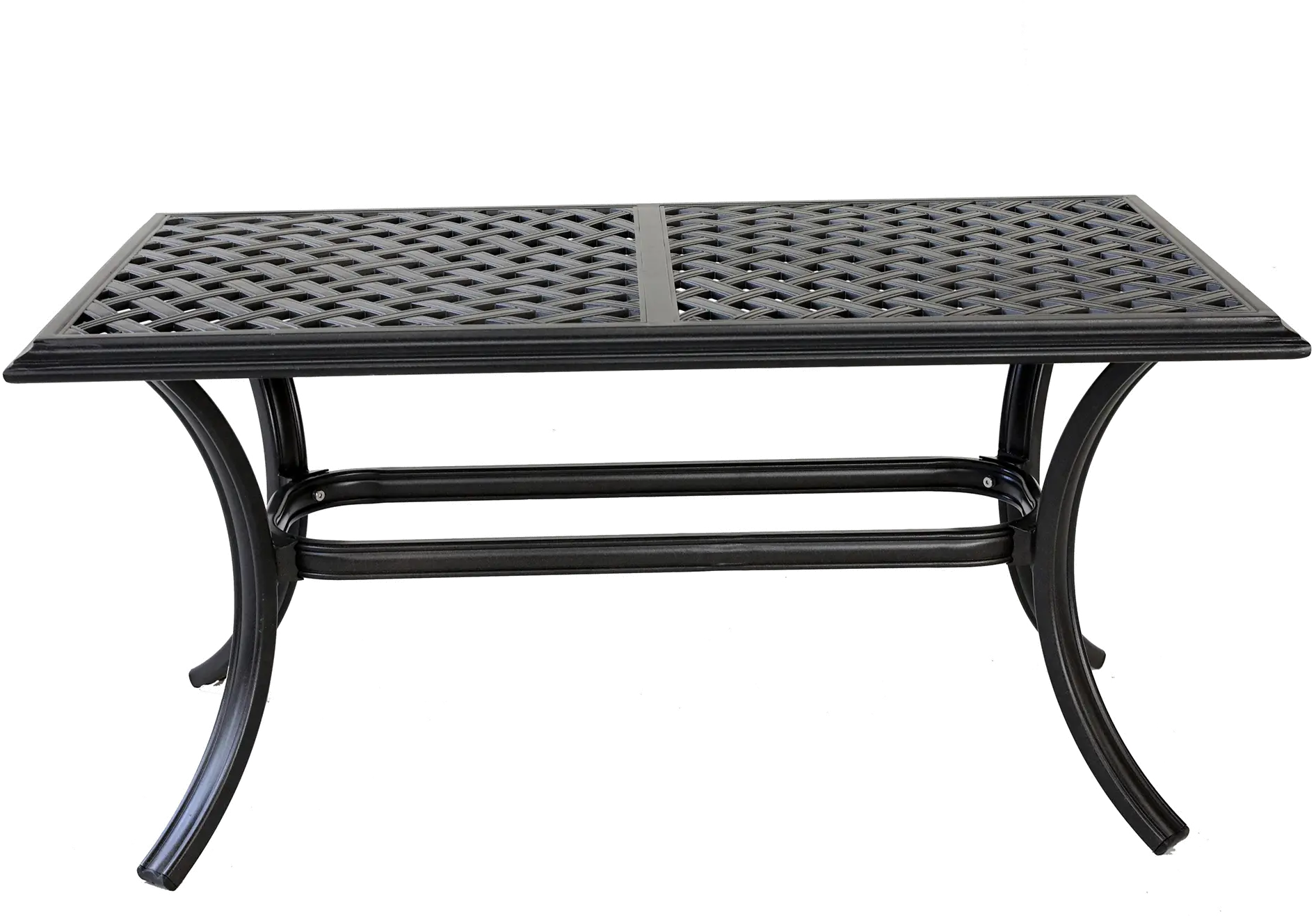 Halston Brown Patio Coffee Table-1