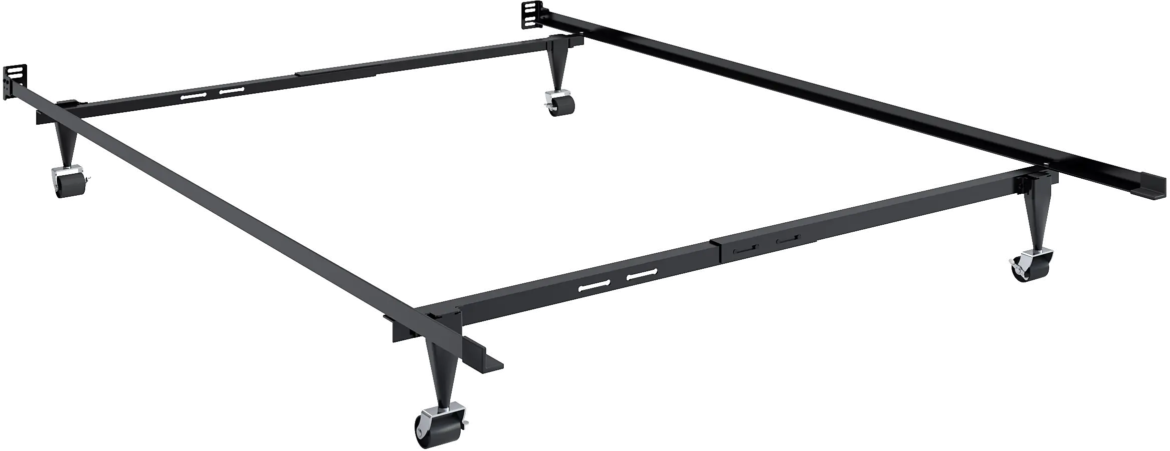 Twin/Full Adjustable Metal Bed Frame-1