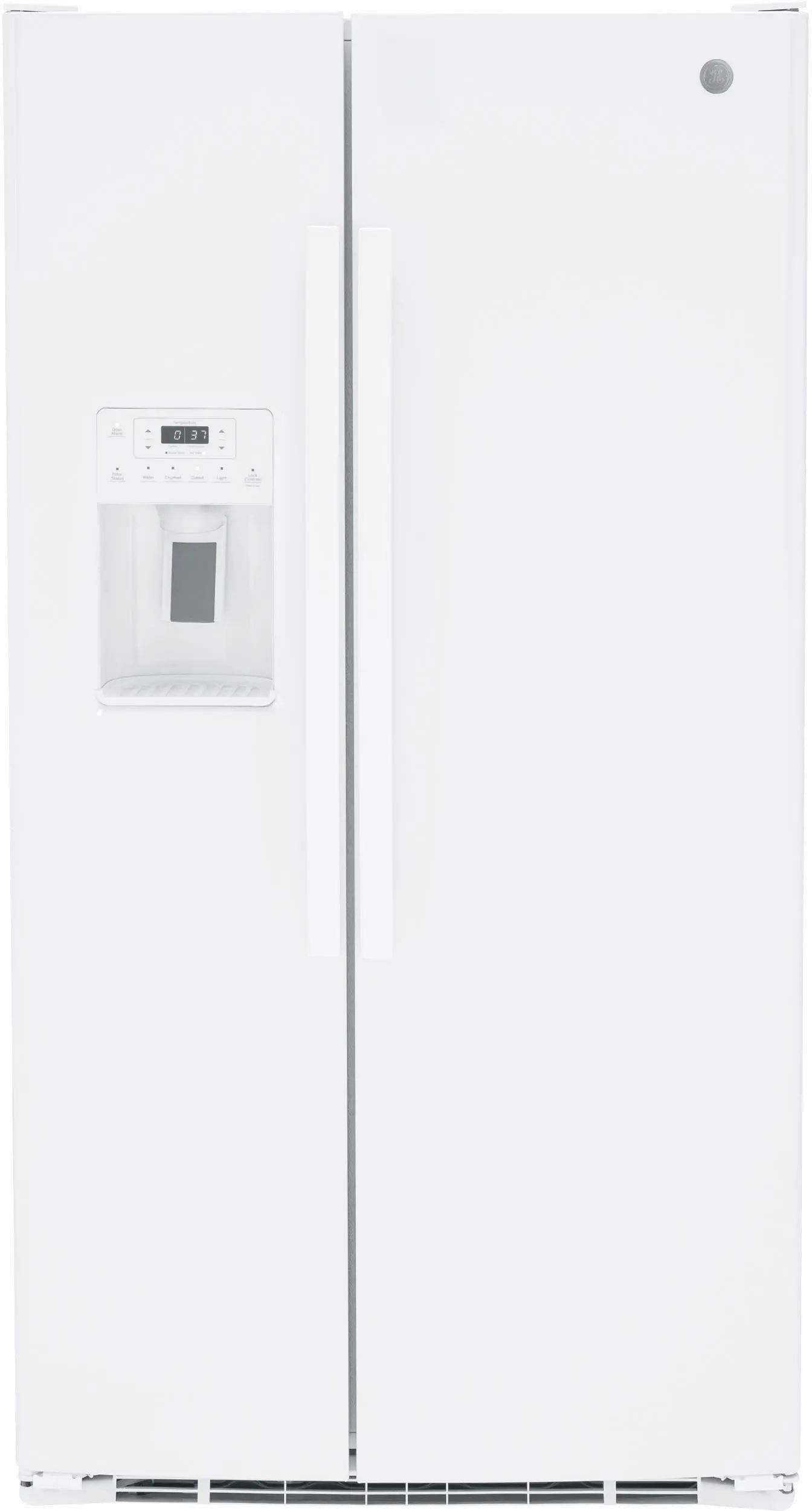 GSS25GGPWW GE 25.1 cu ft Side by Side Refrigerator - White-2