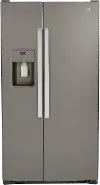 GSS25GMPES GE 25.1 cu ft Side by Side Refrigerator - Slate