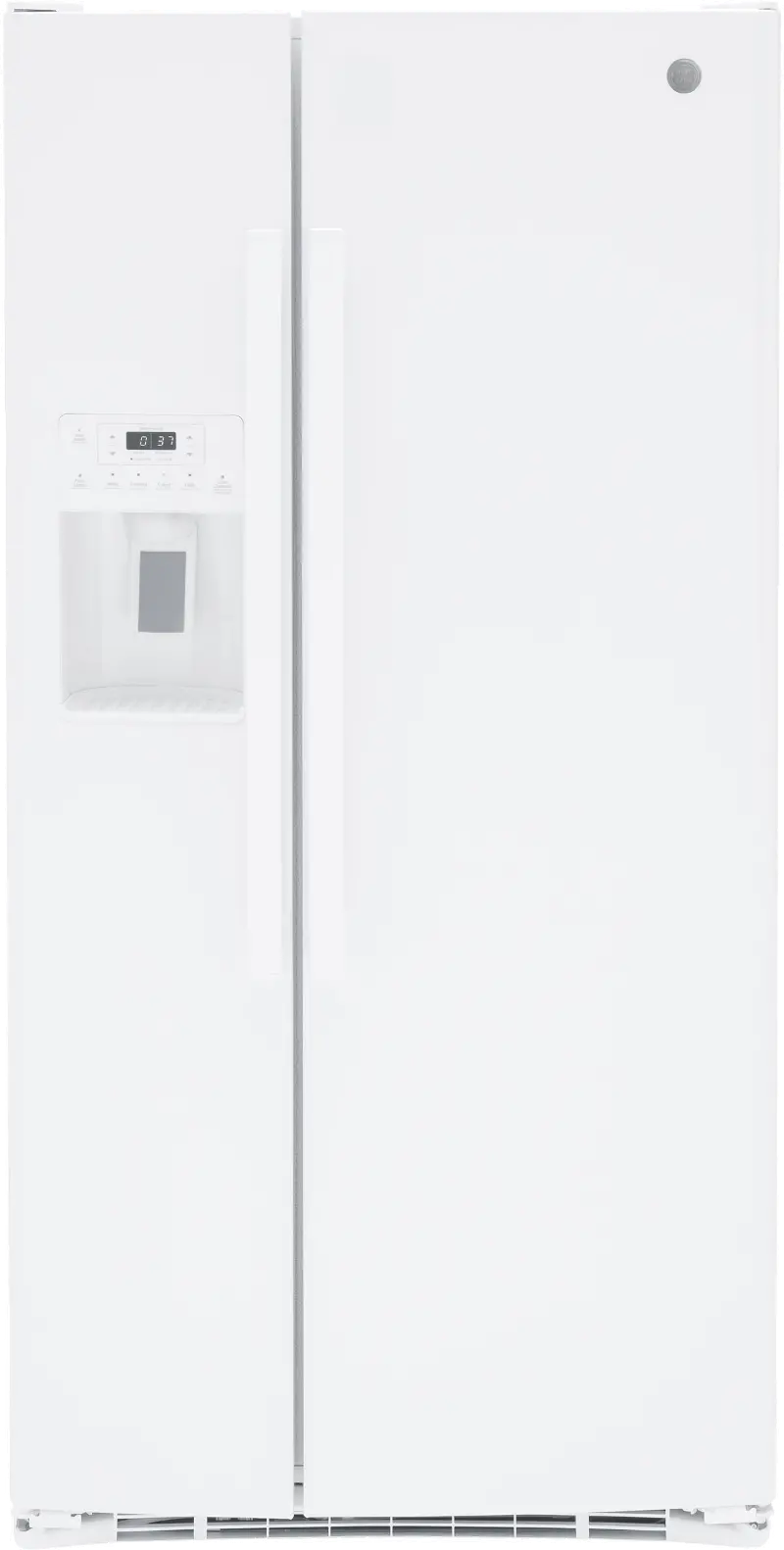 GE 23 Cu Ft Side-by-Side Refrigerator - White