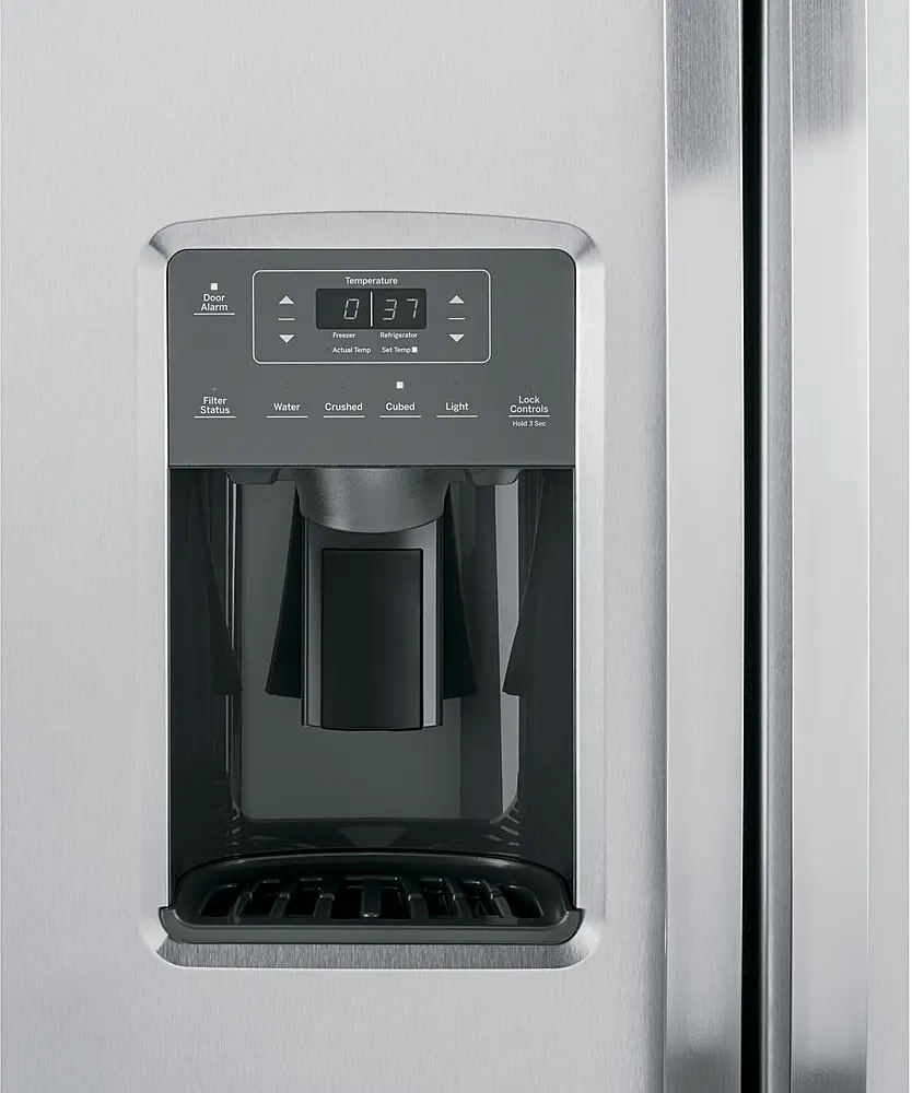 GSS23GYPFS GE 23.0 Cu Ft Side By Side Refrigerator - Stainless Steel-2
