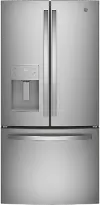 GFE24JYKFS GE 23.6 cu ft French Door Refrigerator - 33 W Stainless Steel