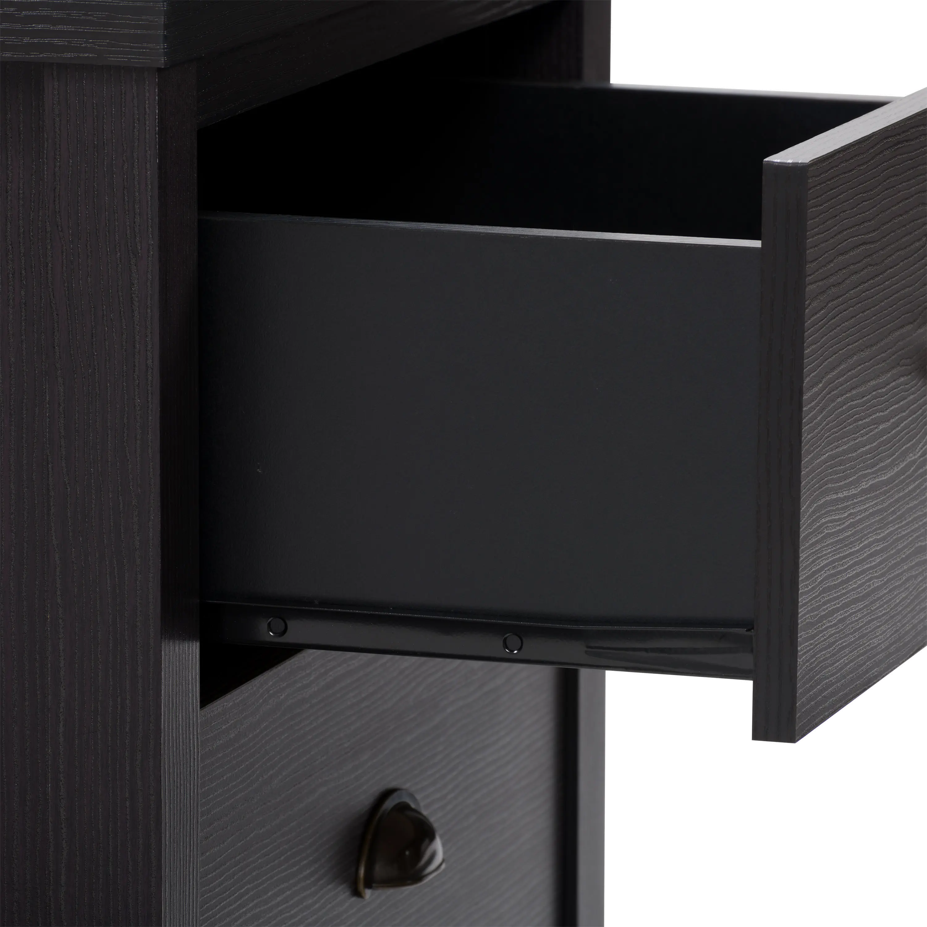 Boston Contemporary Black Nightstand-5