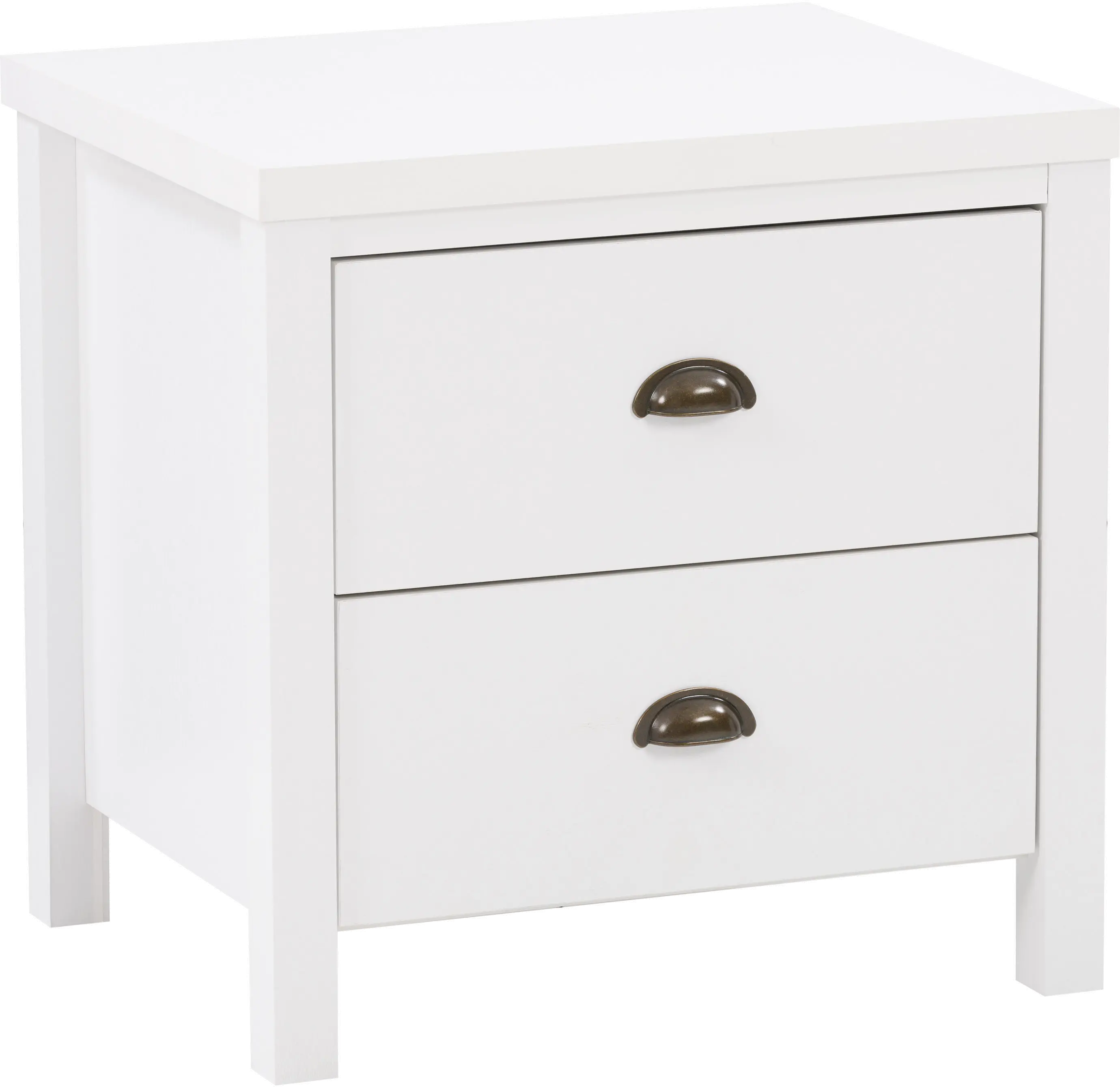 Boston Contemporary White Nightstand-1
