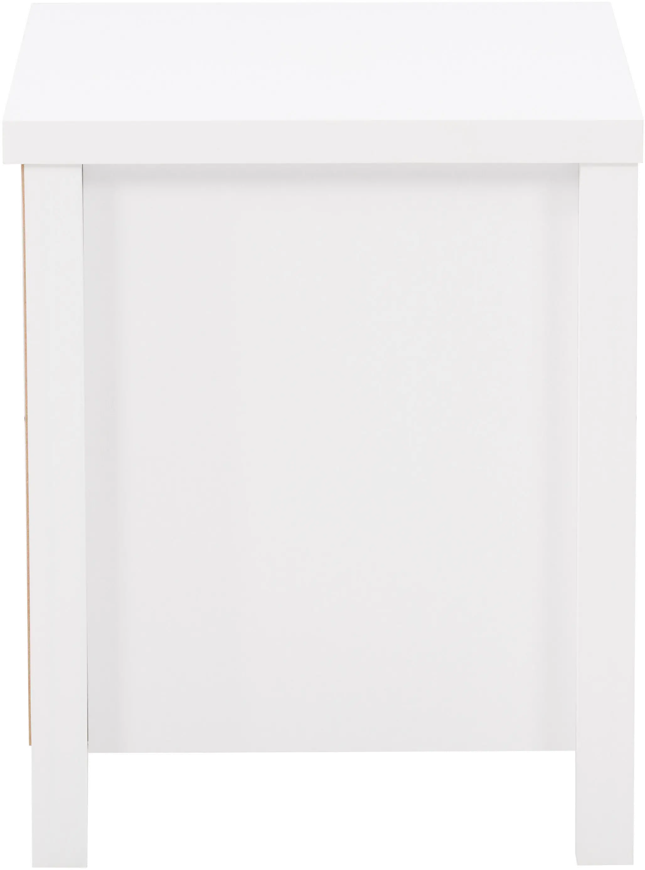 Boston Contemporary White Nightstand-5