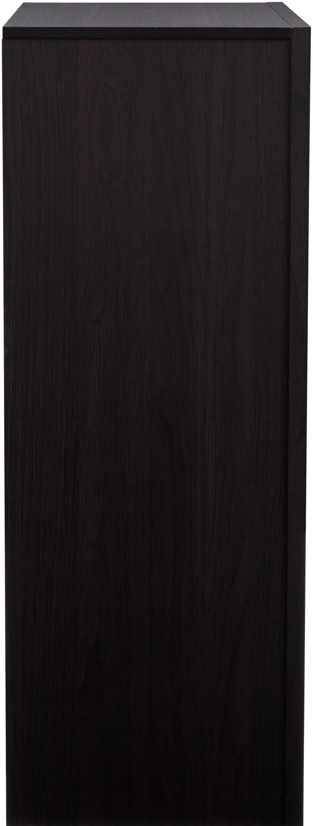 Newport Contemporary Black Five Drawer Tall Dresser-3
