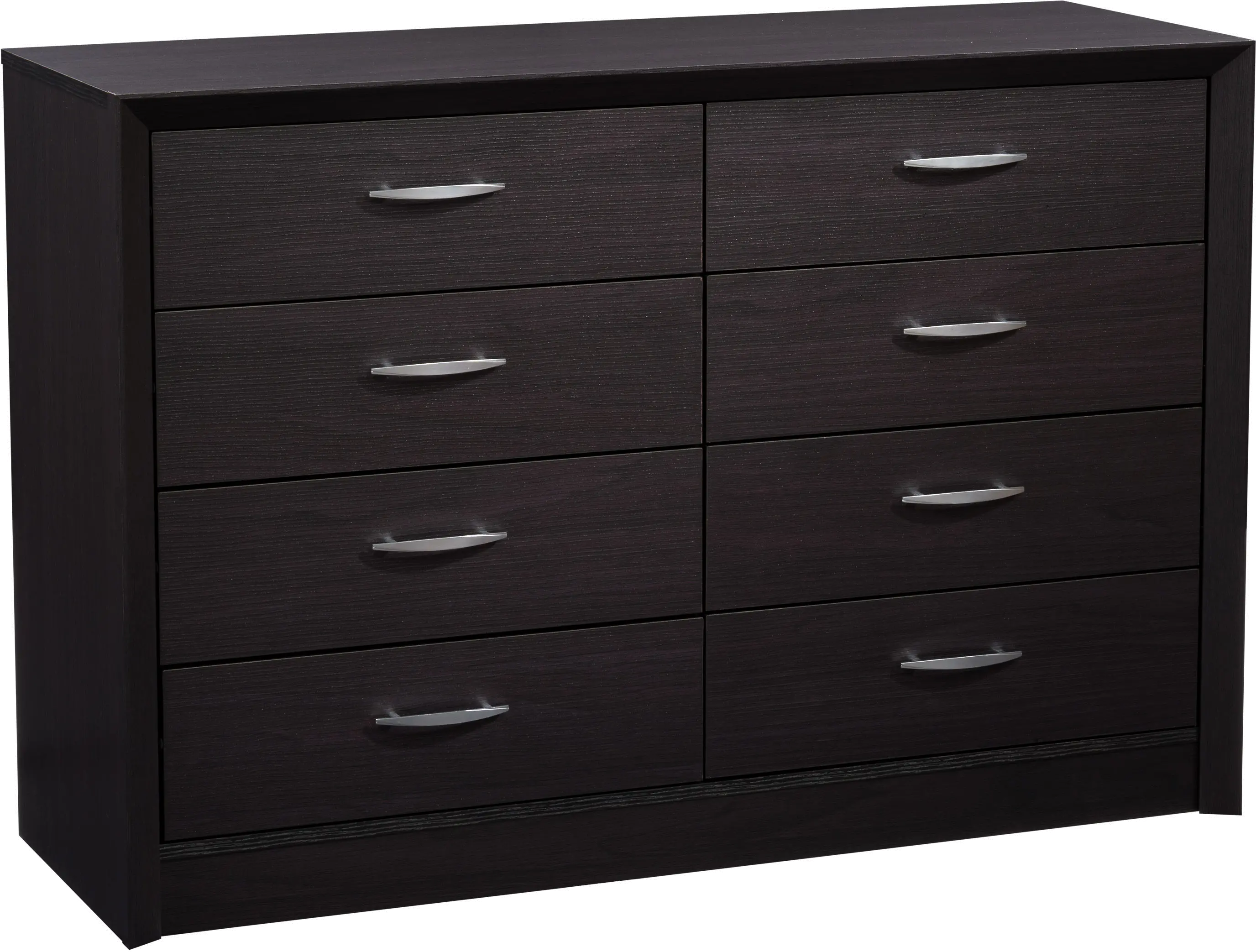 Newport Contemporary Black 8-Drawer Dresser-1
