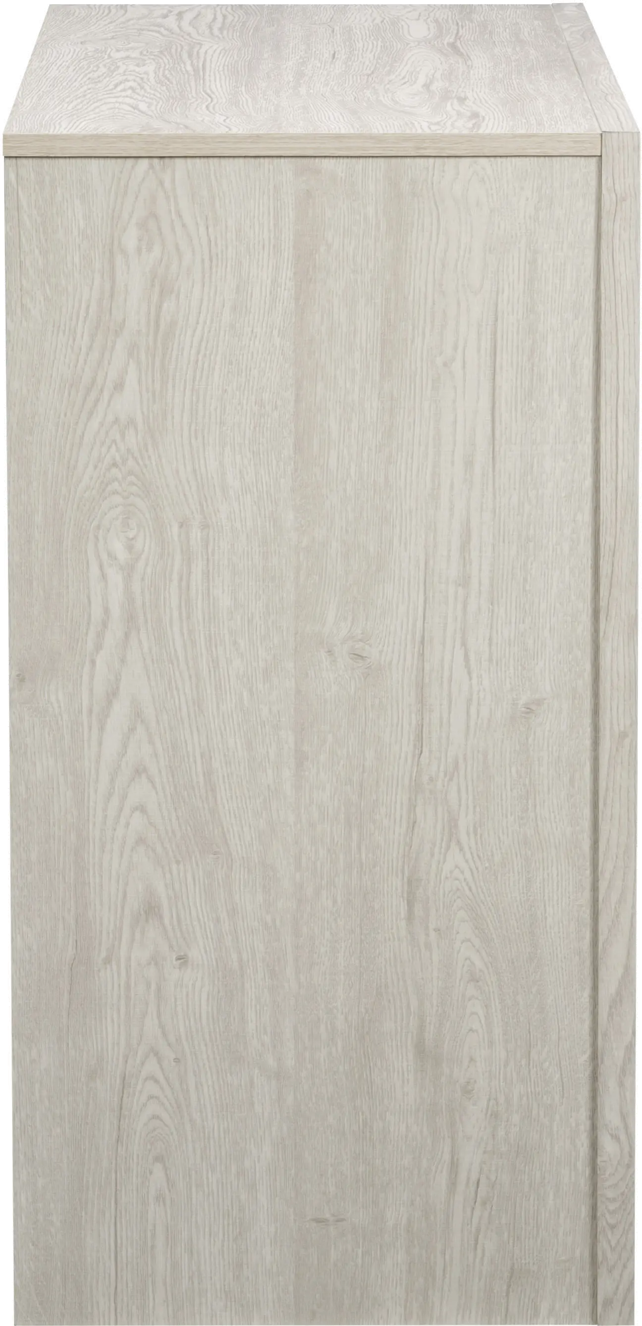 Newport Contemporary White Washed Oak Five Drawer Dresser-3