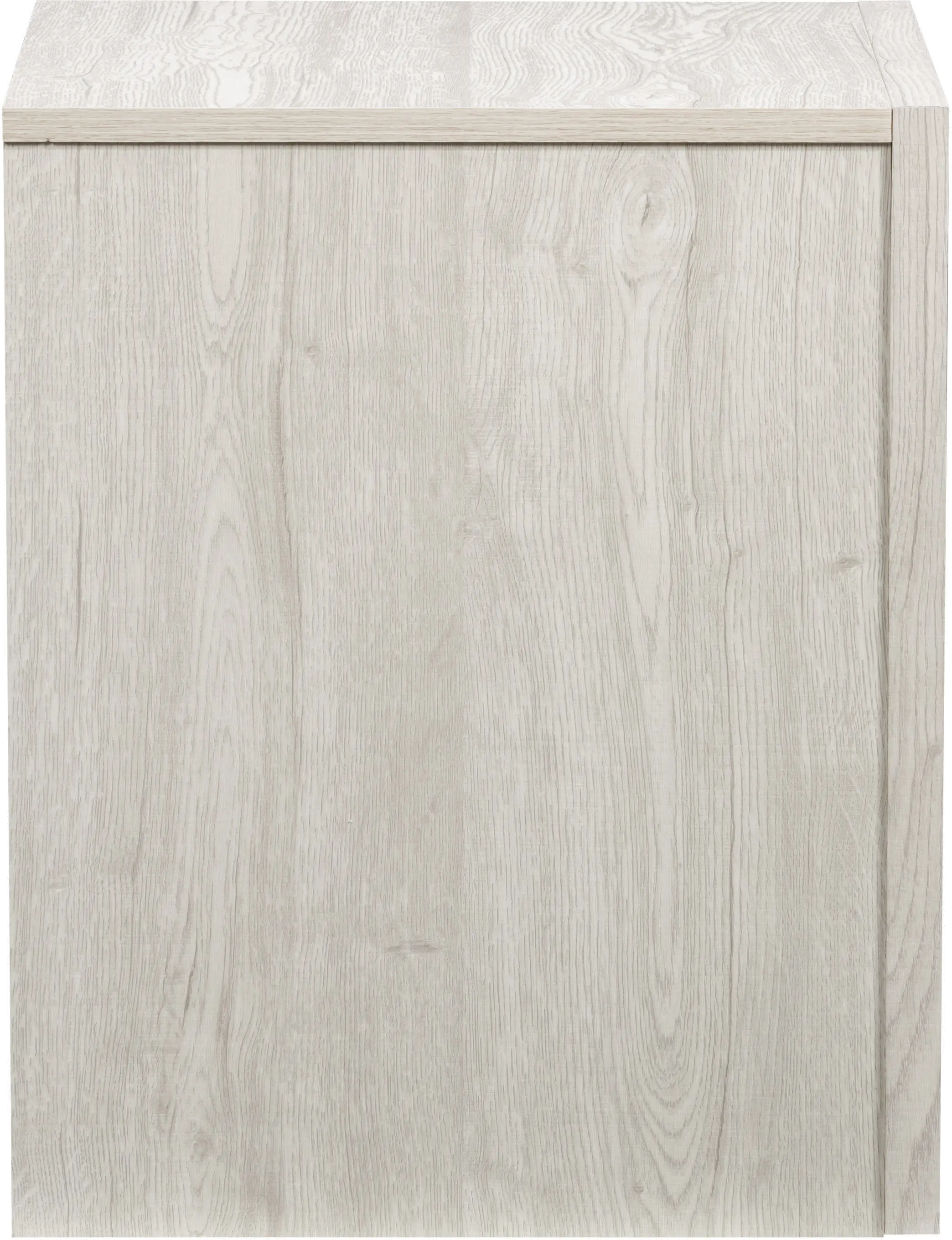 Newport Contemporary White Washed Oak One Drawer Nightstand-4