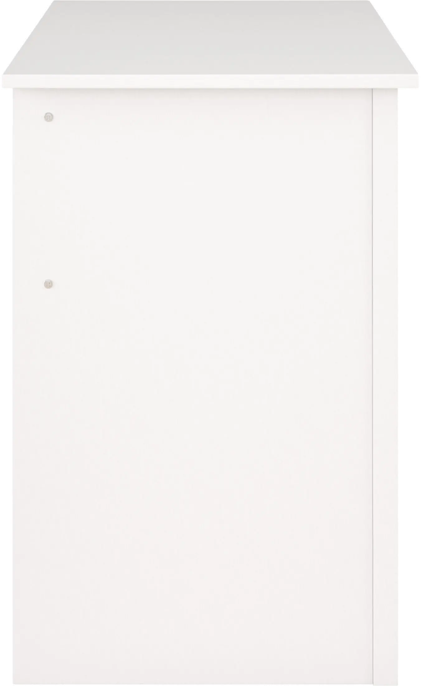 Kingston Contemporary Classic White Two Drawer Desk-4