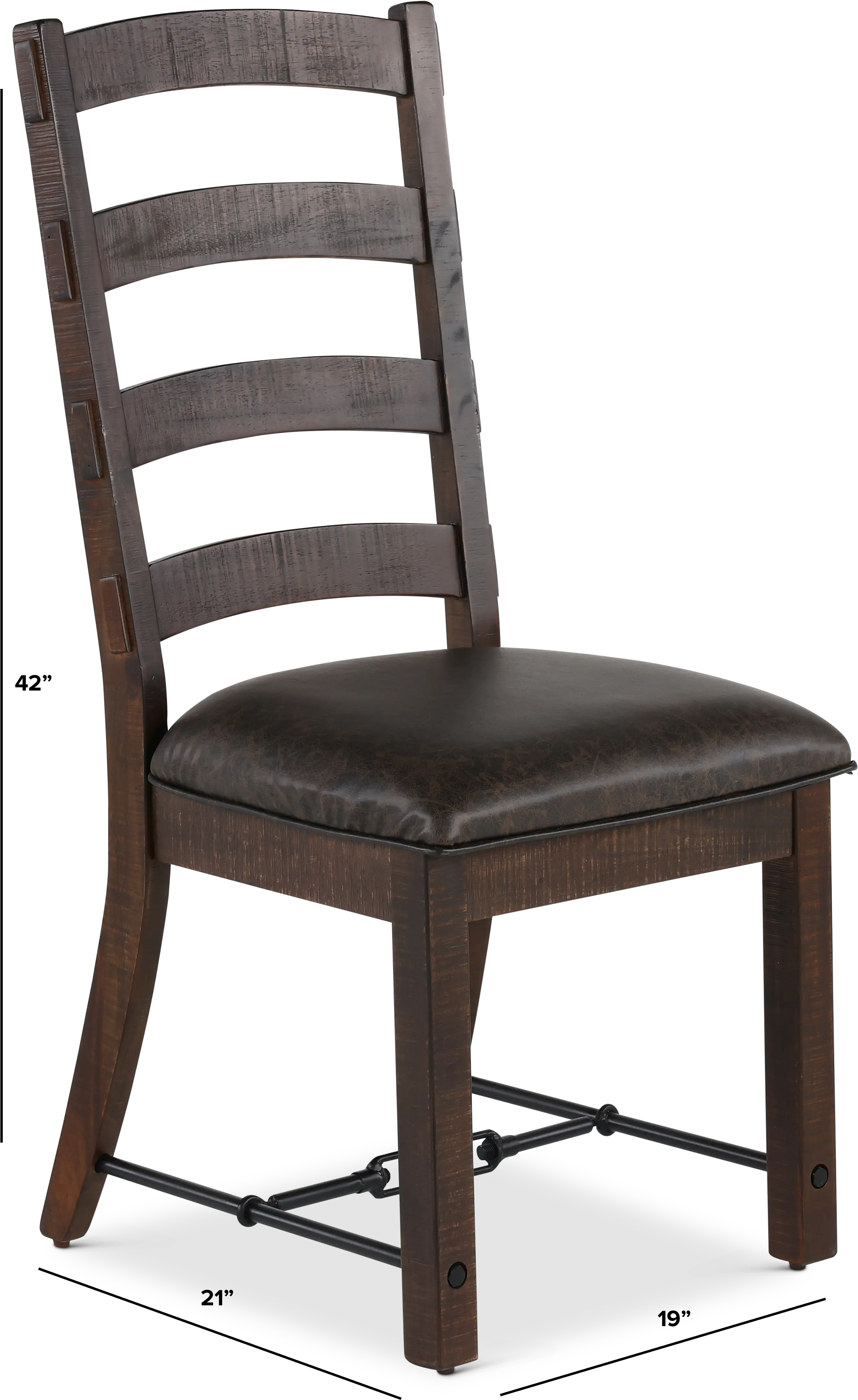 Homestead Dark Brown Dining Chair-3
