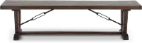 Homestead Dark Brown Dining Bench