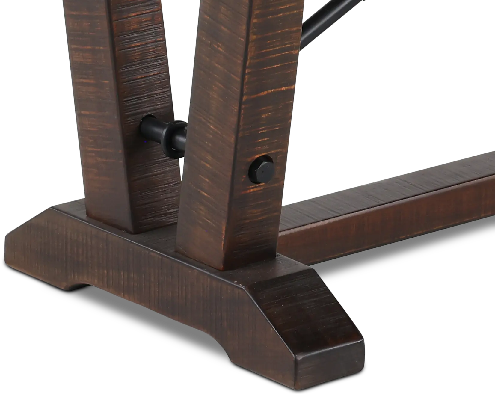 Homestead Dark Brown Dining Bench-6