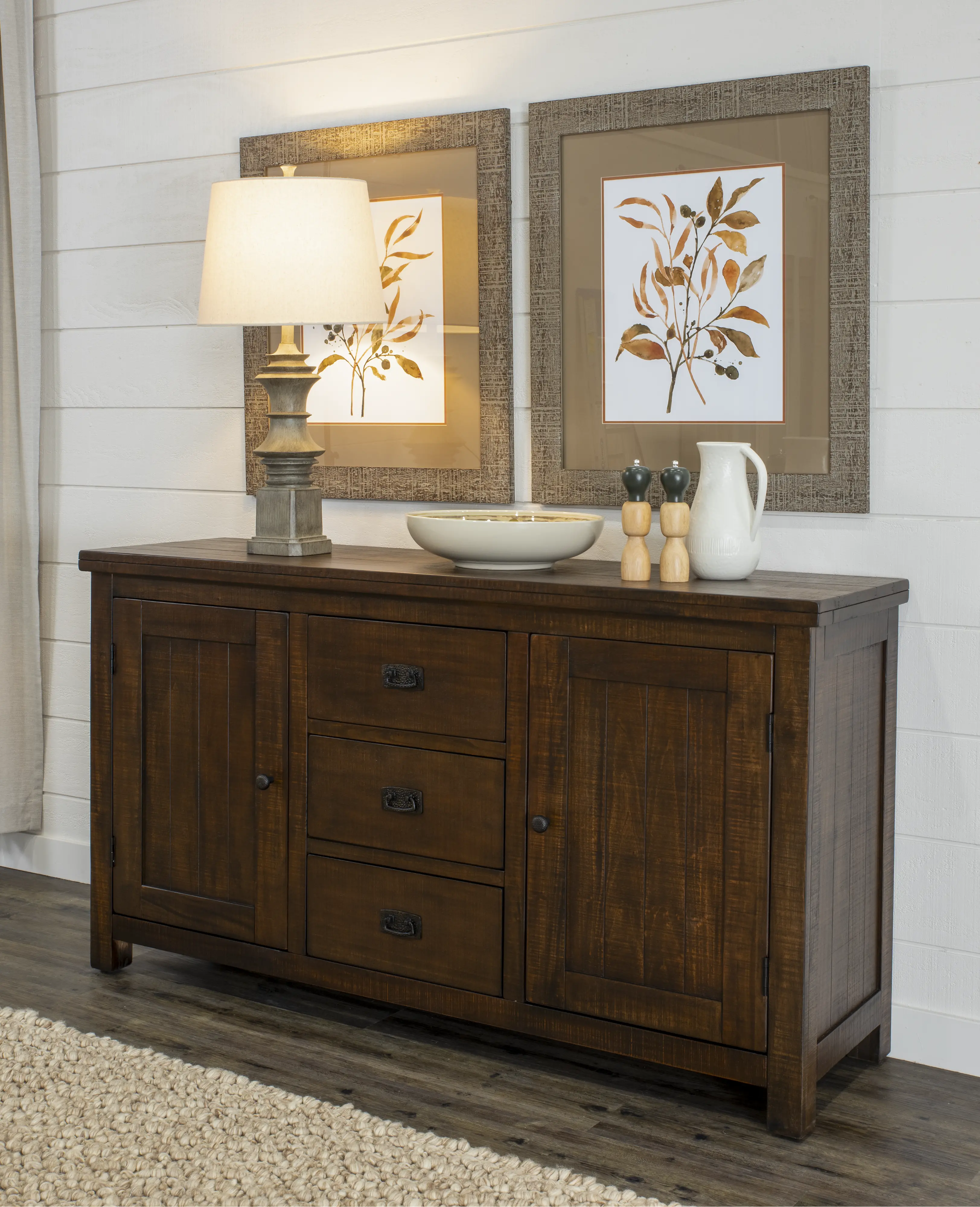 Homestead Dark Brown Dining Buffet-4