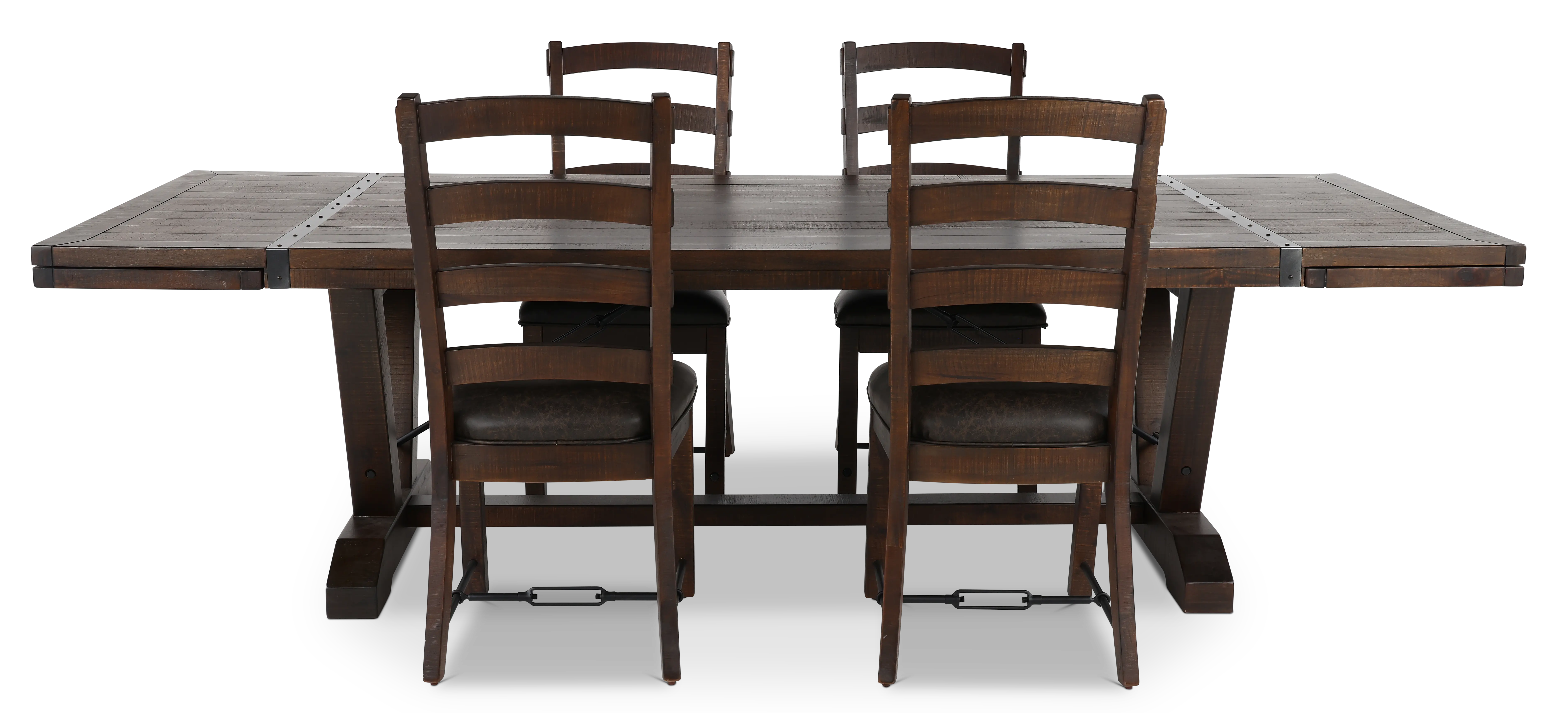 Homestead Dark Brown 5 Piece Dining Set-1