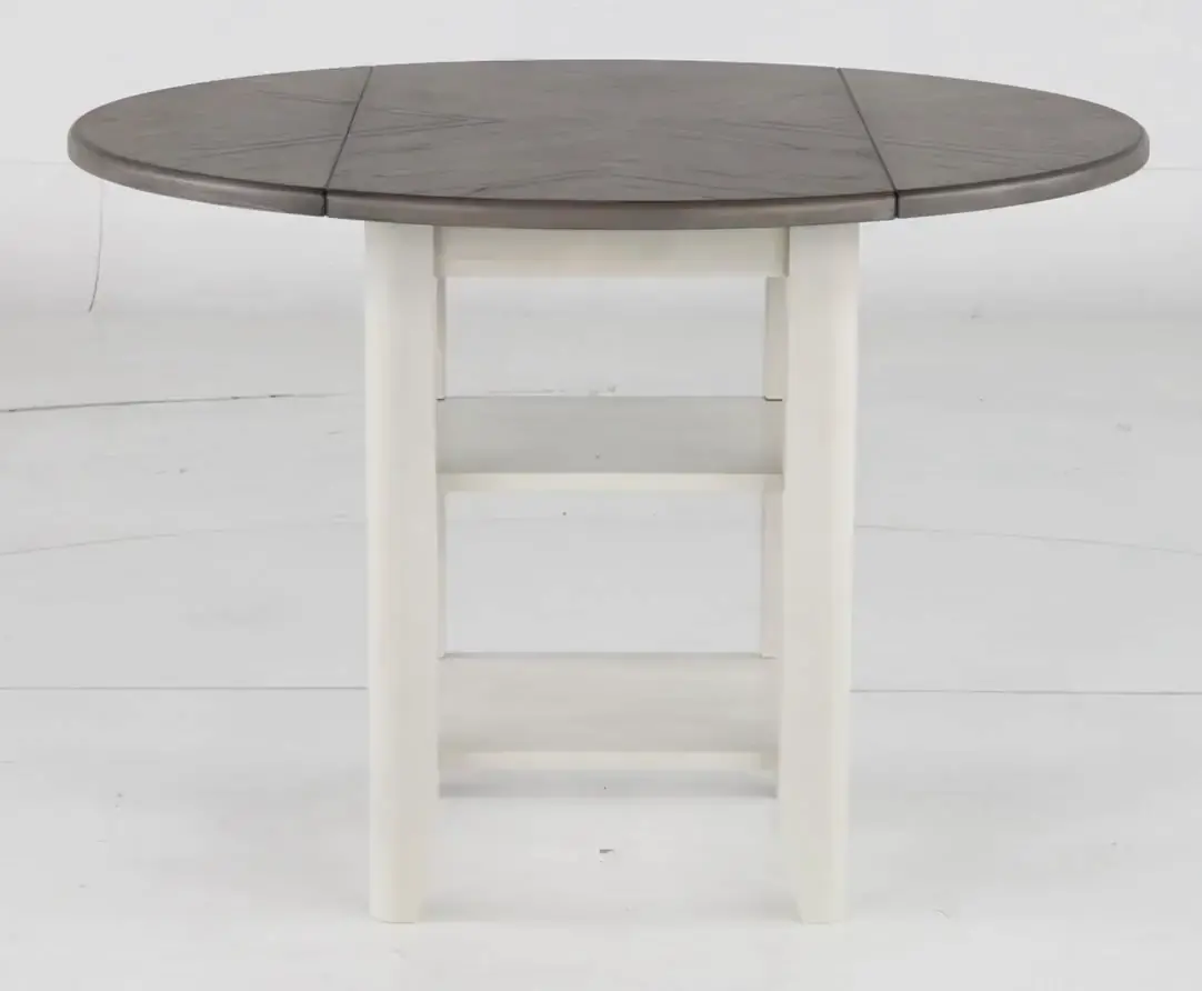 Newark White Round Dining Table-6