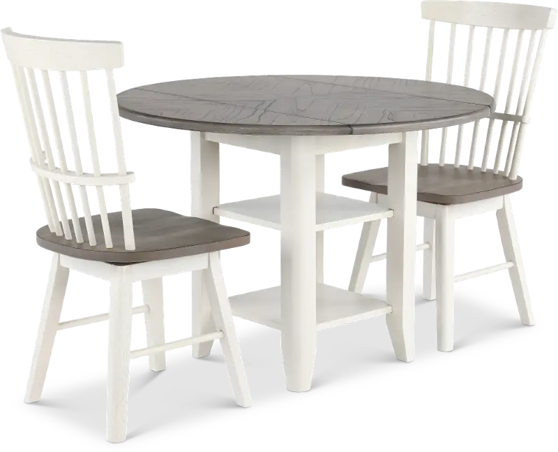Newark 3 Piece Dining Room Set with Swivel Chairs