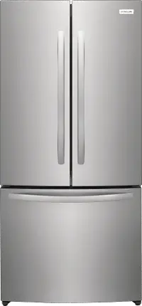 FRFG1723AV Frigidaire 17.6 cu ft French Door Refrigerator - Counter Depth Stainless Steel