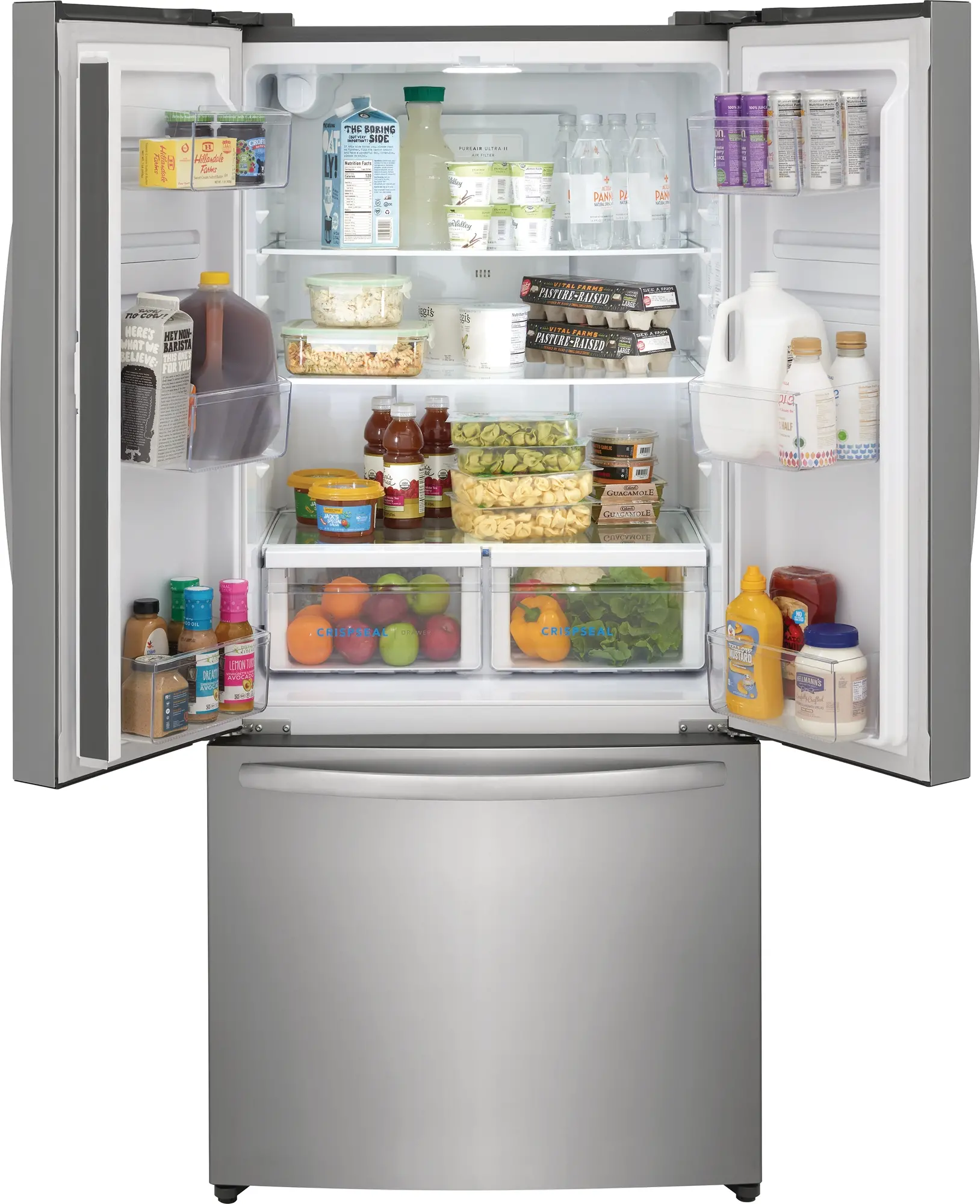 FRFG1723AV Frigidaire 17.6 cu ft and 31.5 W French Door Refrigerator - Counter Depth Stainless Steel-4