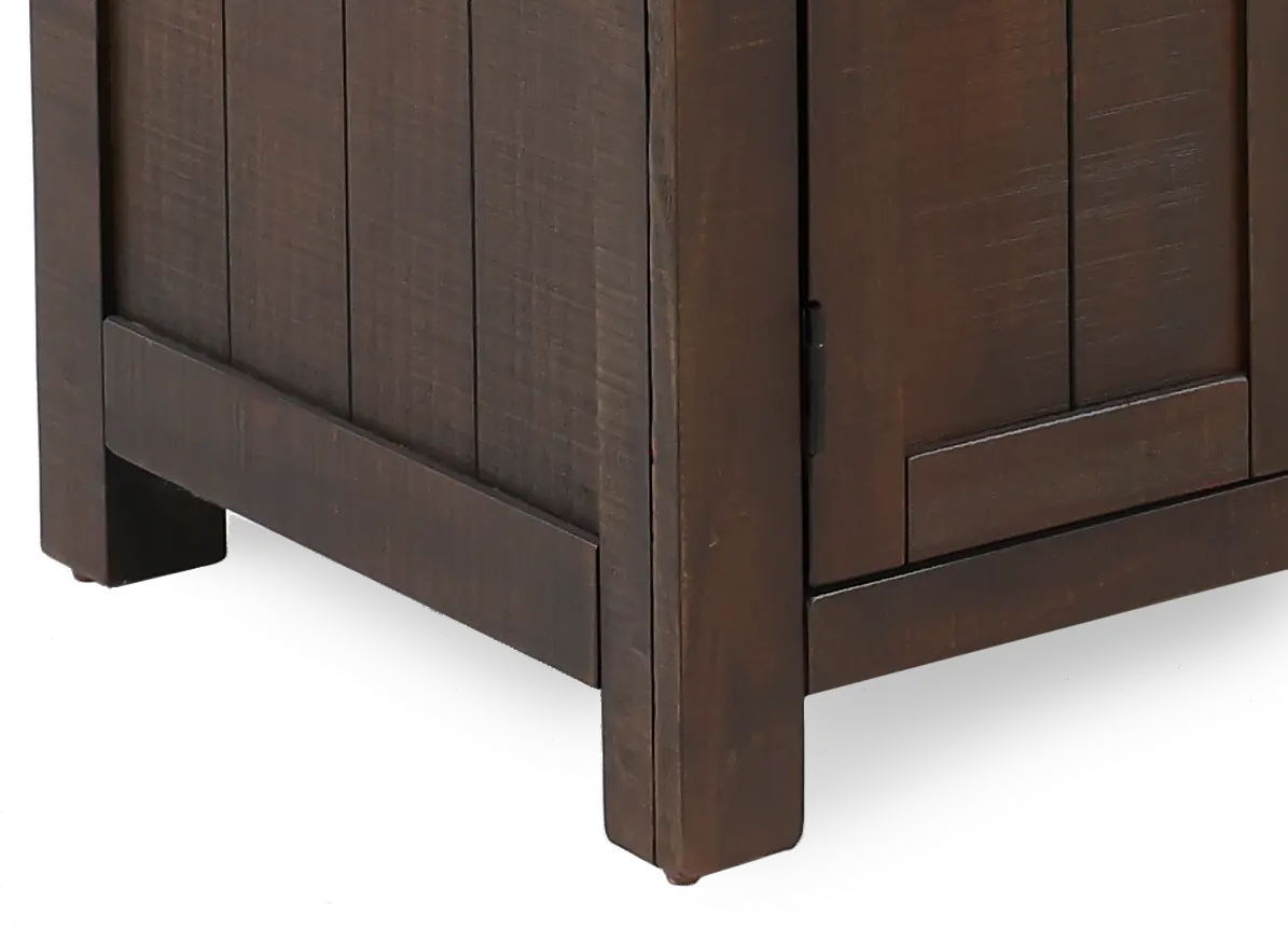 Homestead Dark Brown Buffet and Hutch-8