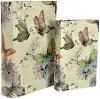 Large Butterfly Pattern Wood Box