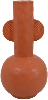 Rust Red 11.75 Inch Vase