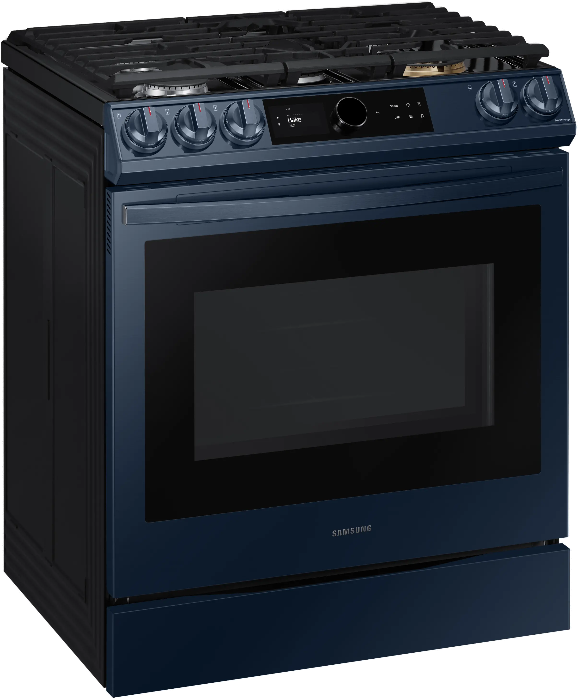 NX60A8711QN Samsung Bespoke 6 cu ft Gas Range - Navy-3