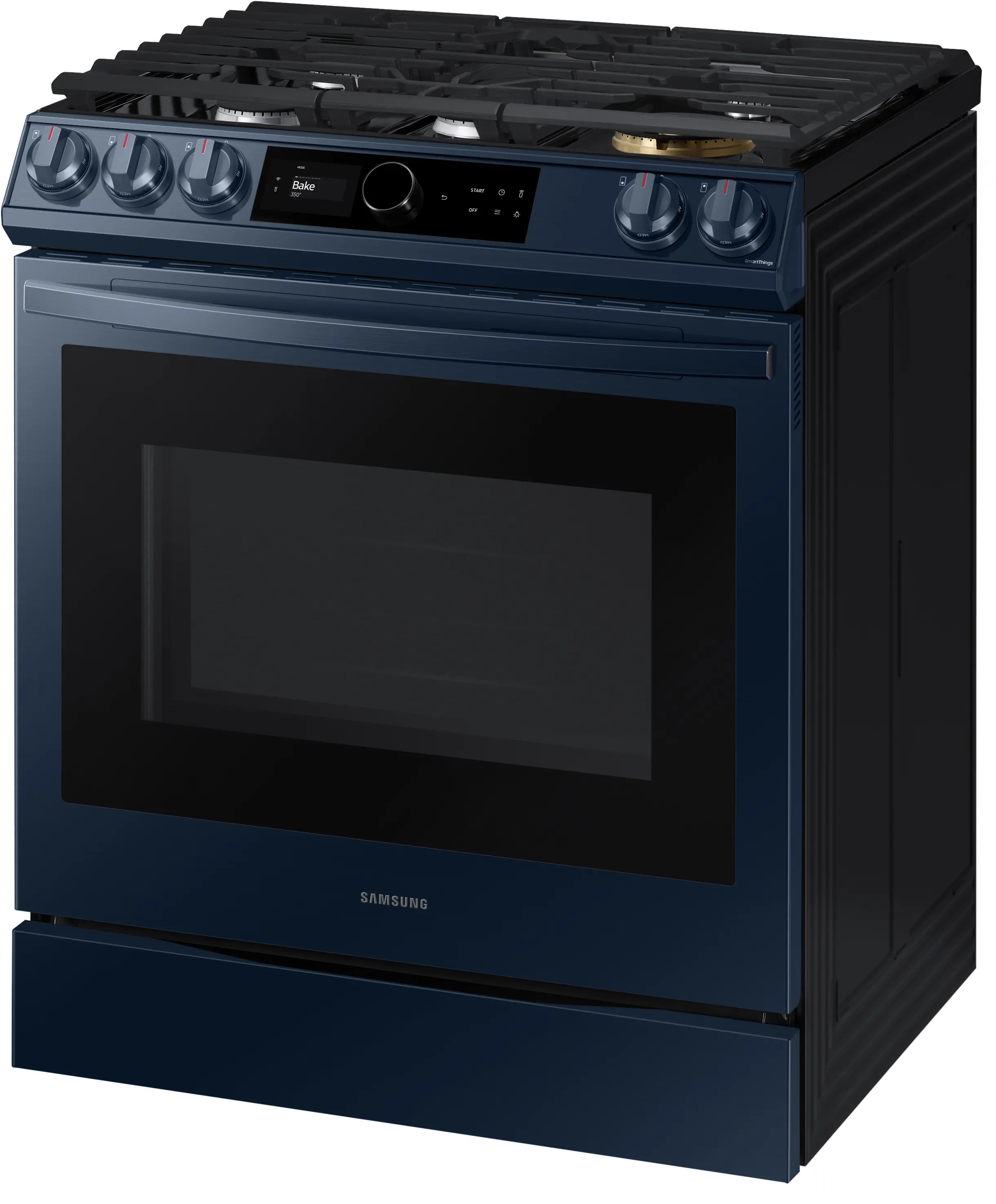 NX60A8711QN Samsung Bespoke 6 cu ft Gas Range - Navy-6