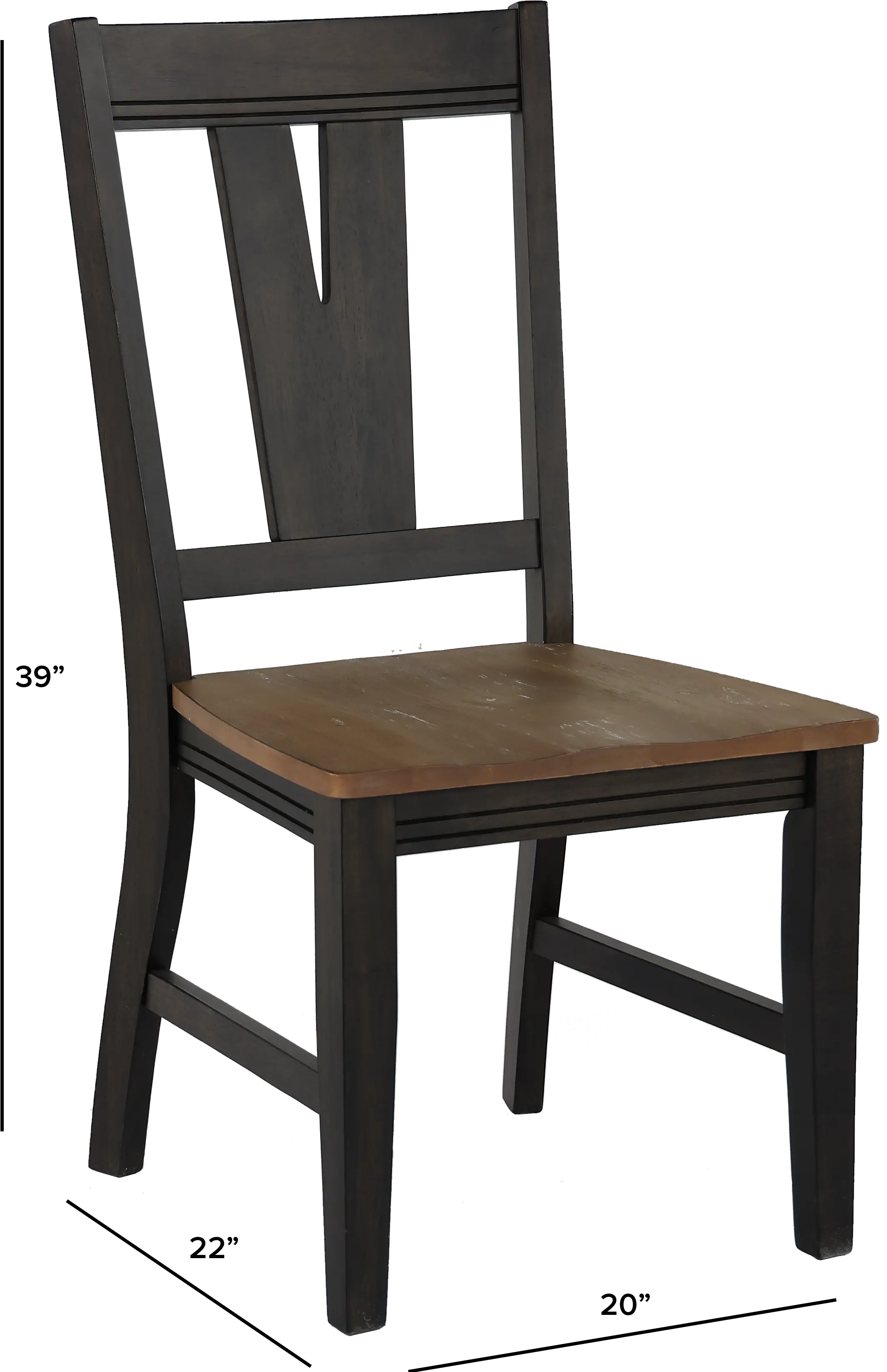 Harper Dark Brown Dining Chair-3