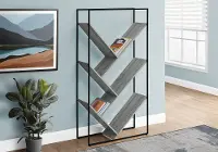 Cliff Contemporary 60  Gray Bookcase