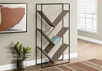 Cliff Contemporary 60  Taupe Bookcase