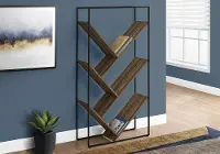 Cliff Contemporary 60  Brown Bookcase