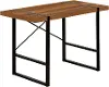 Industrial Walnut Computer Desk