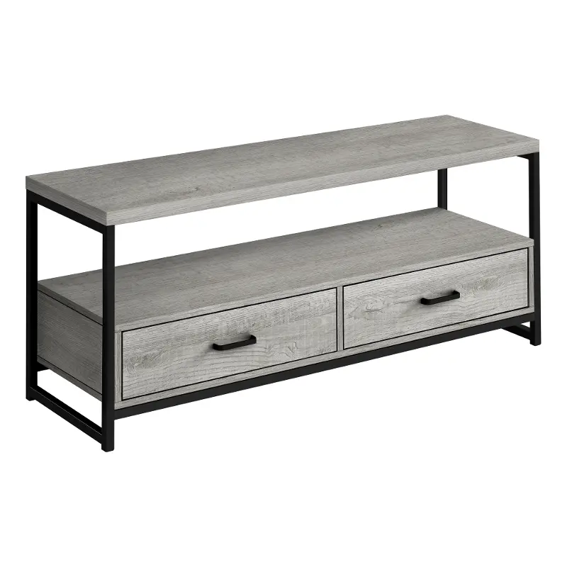 Contemporary 48 Inch Grey TV Stand