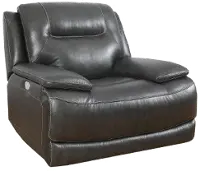Colossus Dark Gray Power Recliner