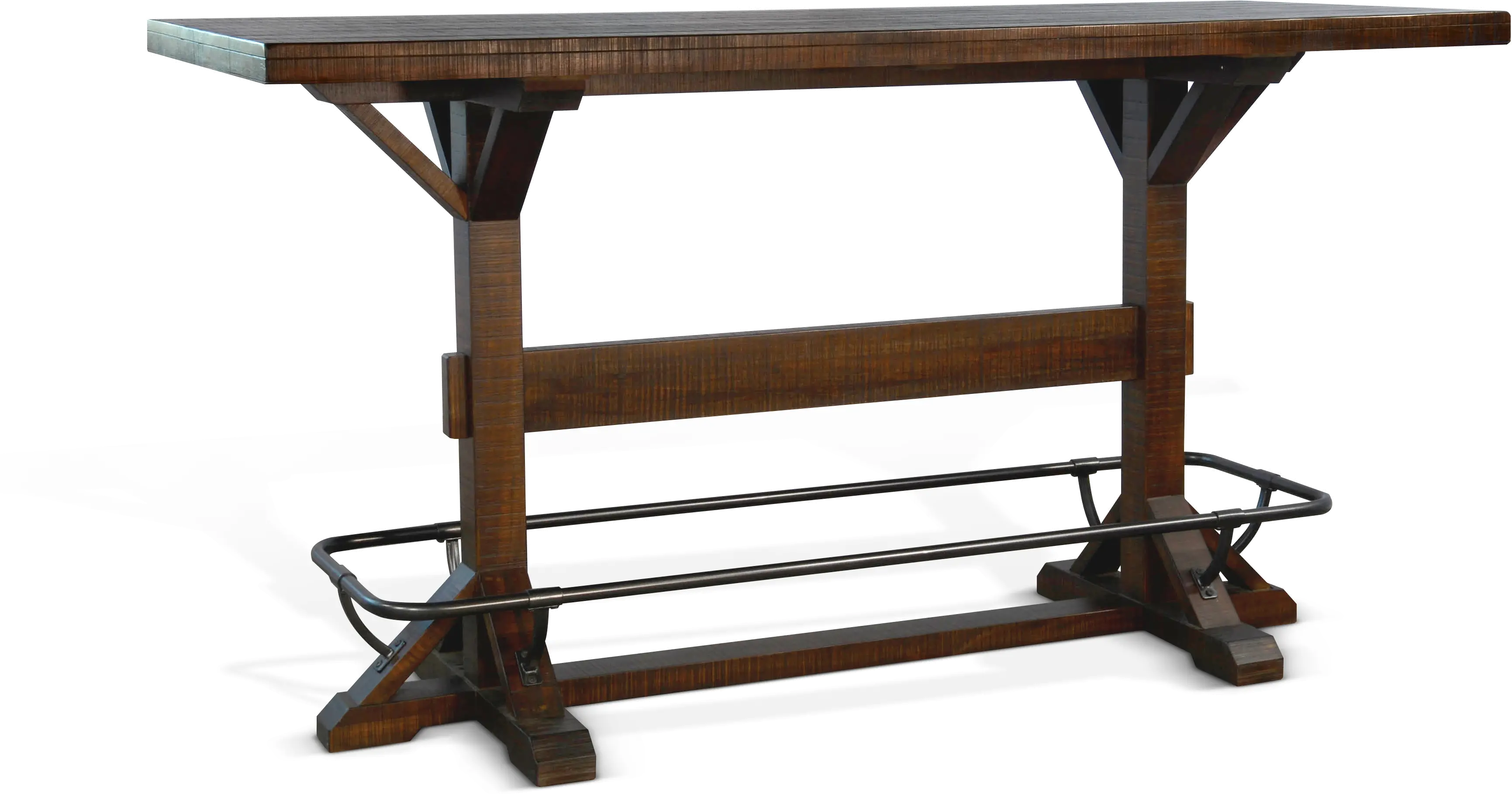 Homestead Dark Brown Pub Table-1