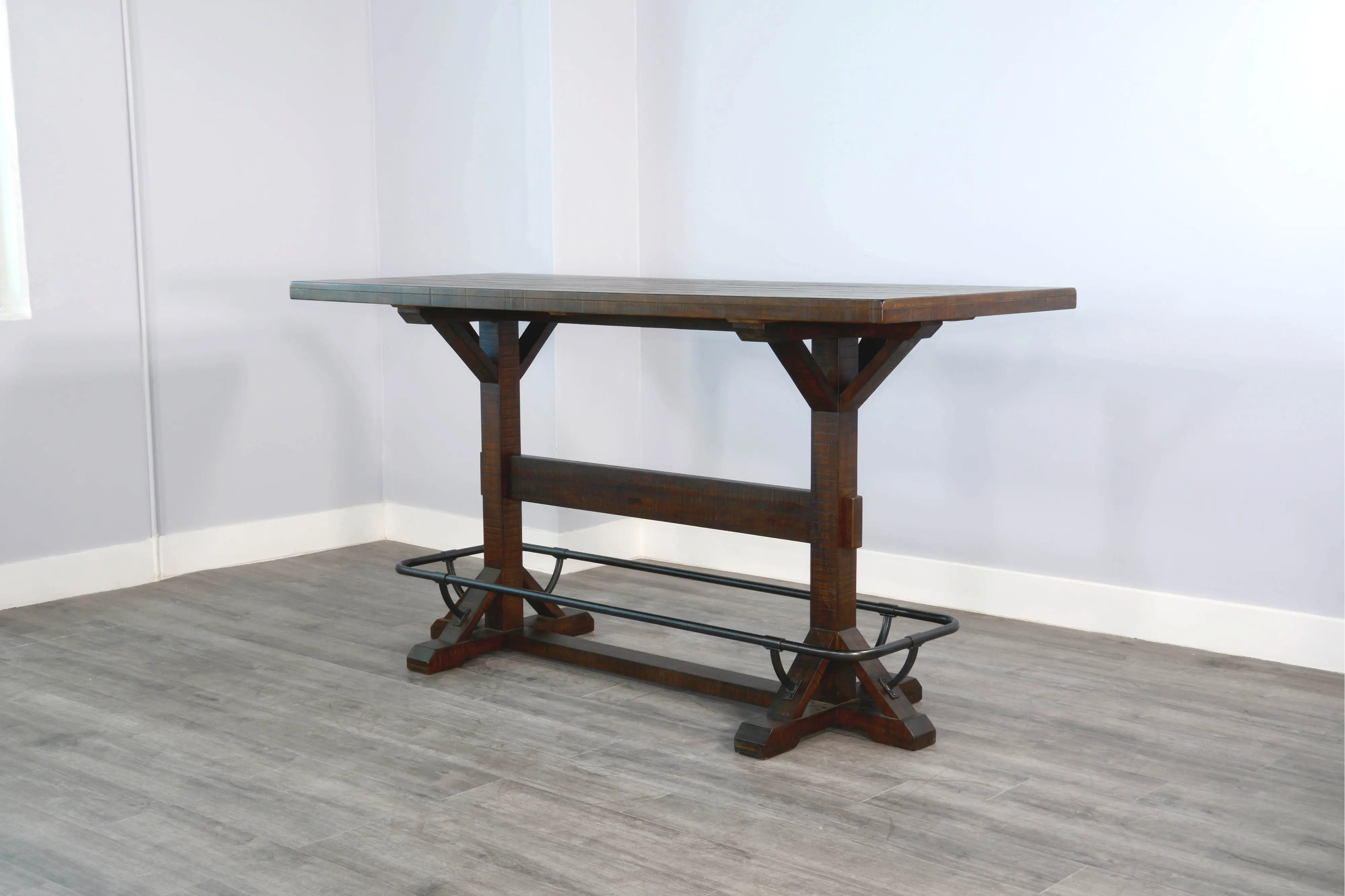 Homestead Dark Brown Pub Table-2