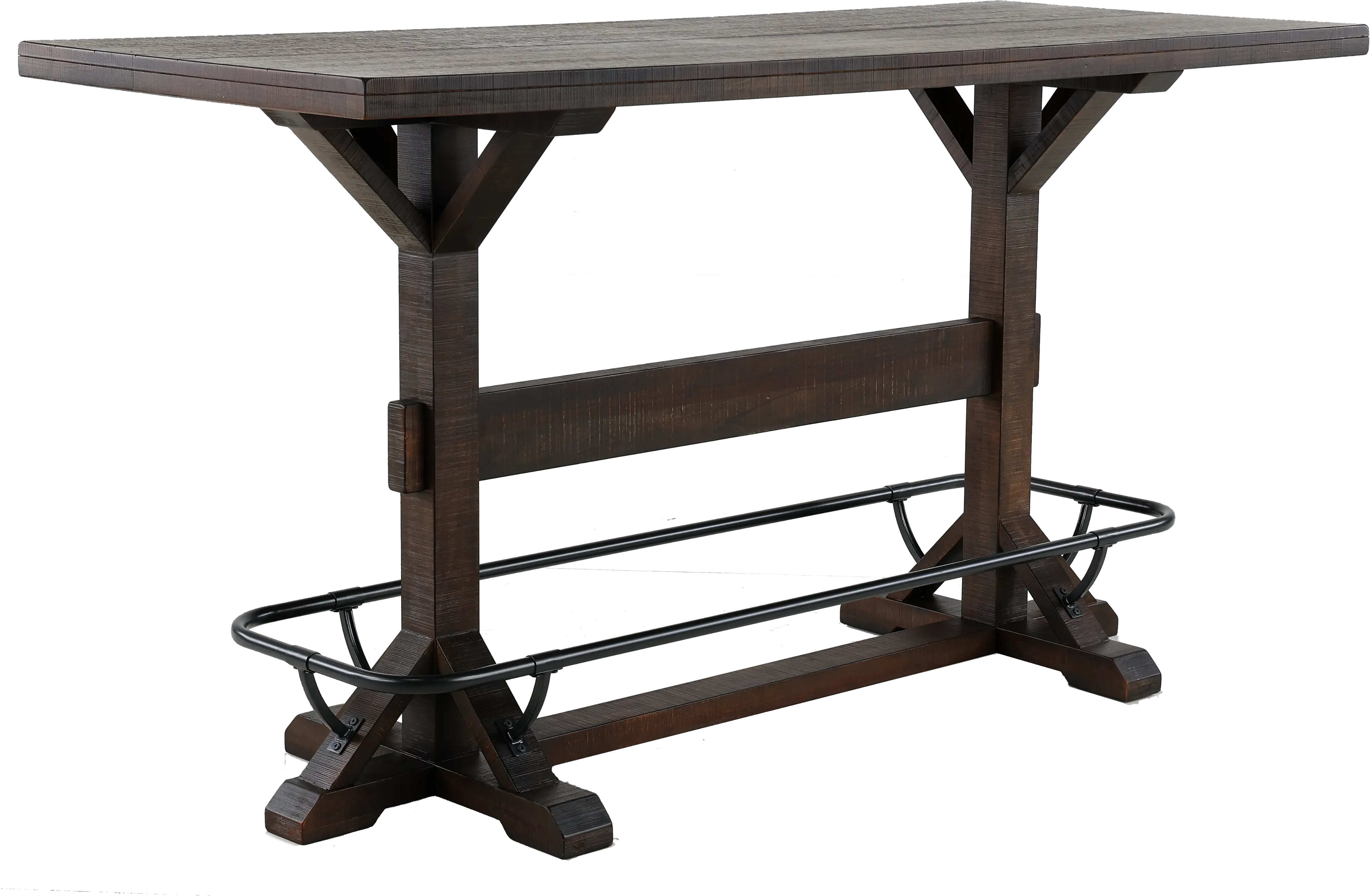 Homestead Dark Brown Pub Table-4
