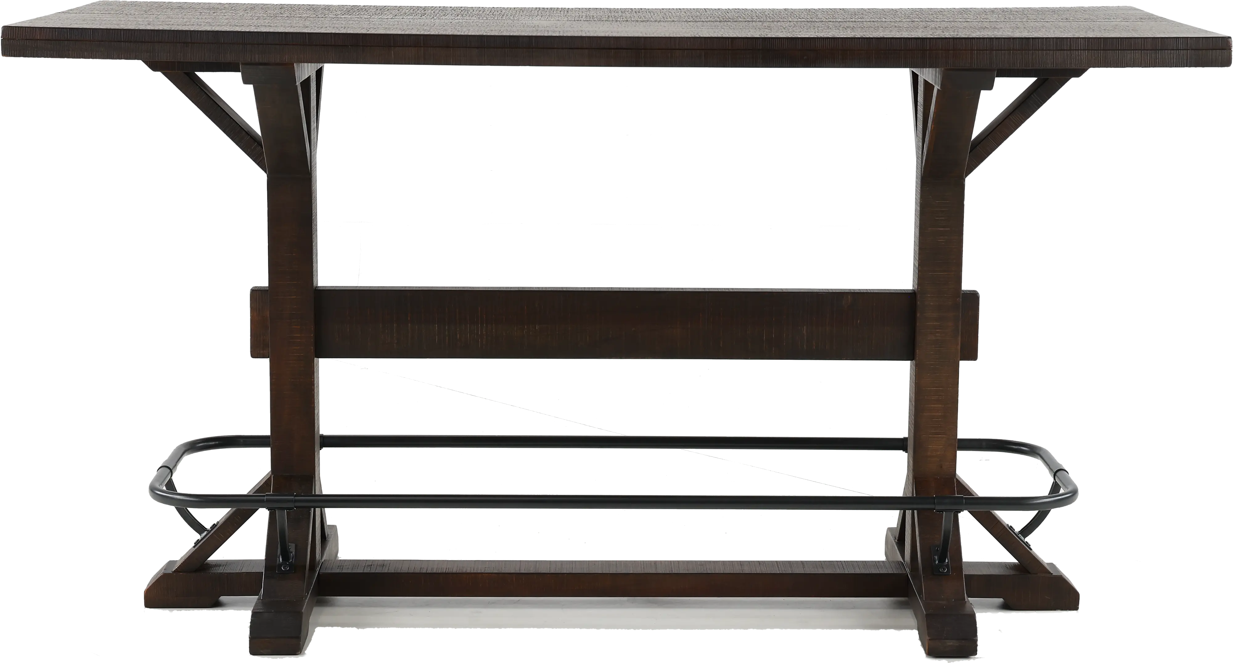 Homestead Dark Brown Pub Table-5