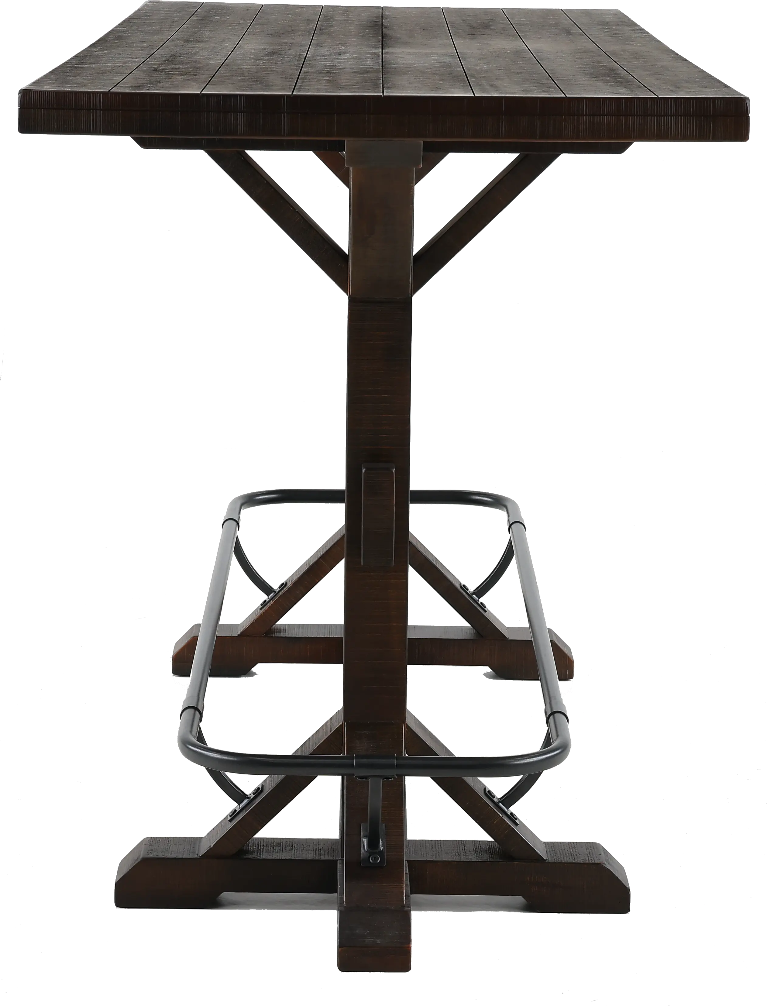 Homestead Dark Brown Pub Table-6