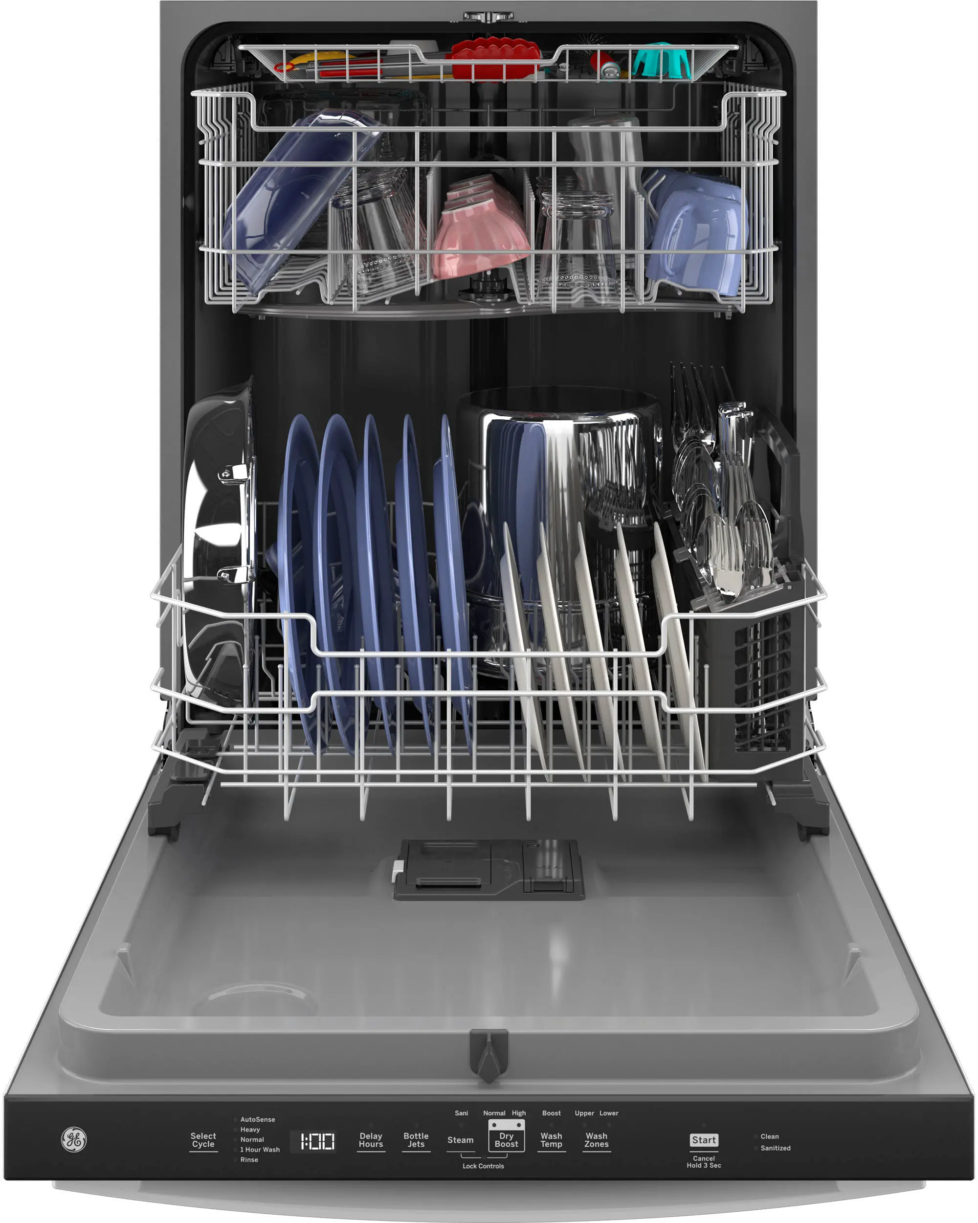 GDT630PGRWW GE Top Control Dishwasher - White-4
