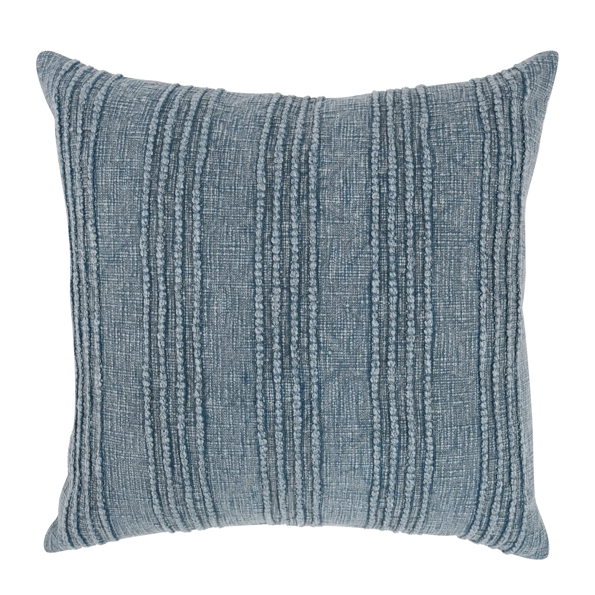 Gratitude Blue Accent Pillow-1