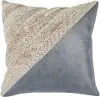 Arona Blue and Cream Accent Pillow