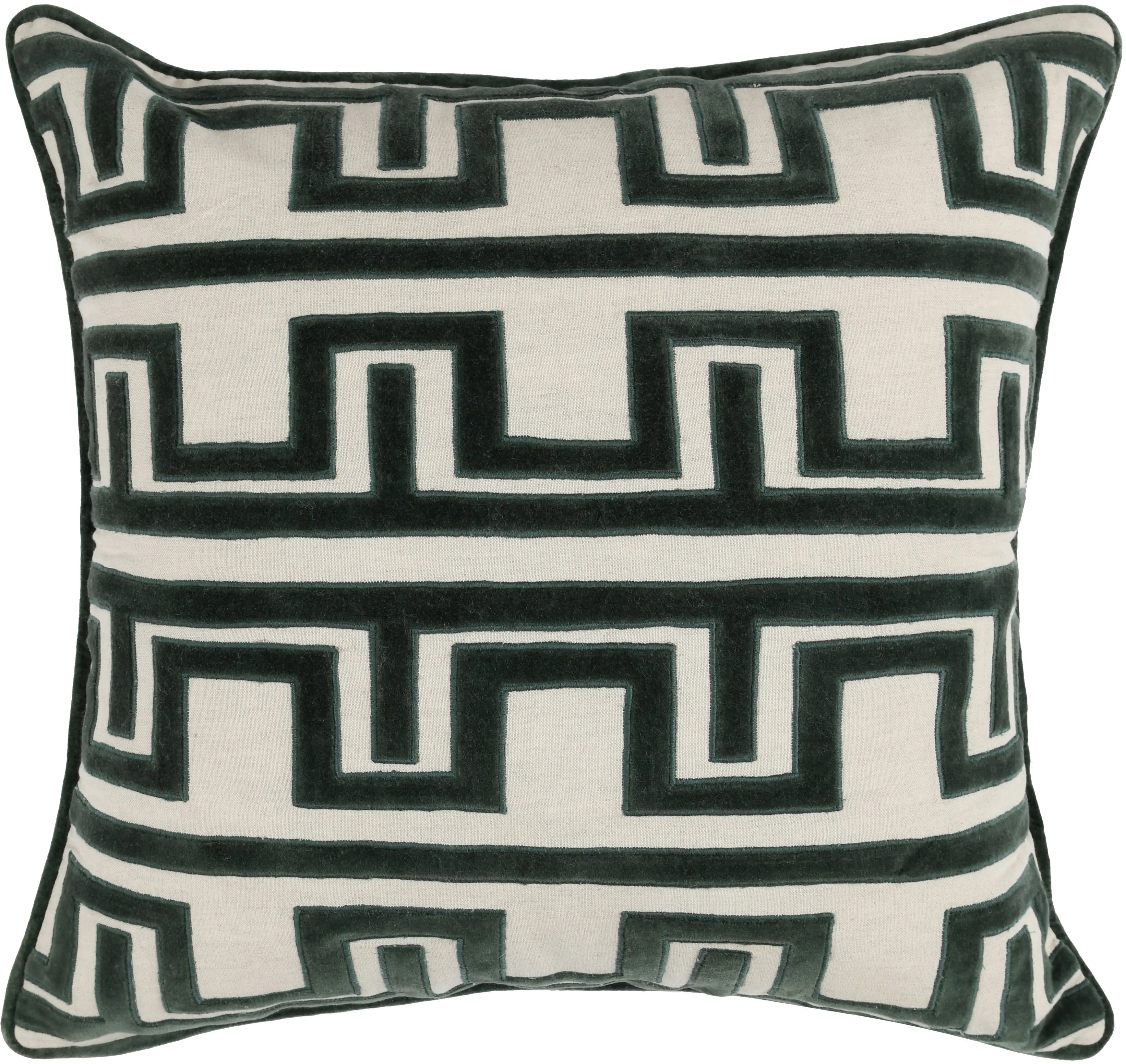 Arlo Forest Green Throw Pillow-1