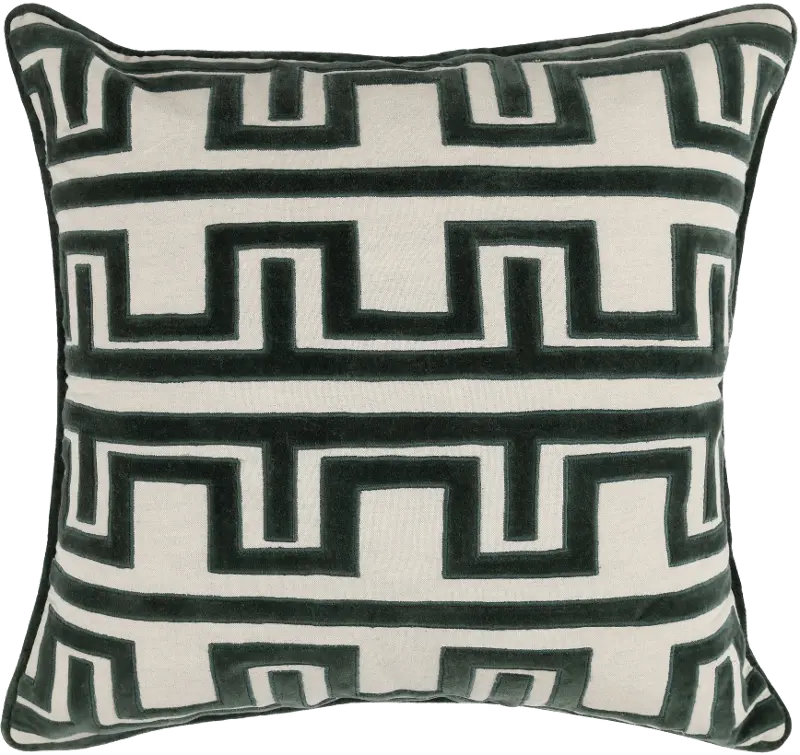 Arlo Forest Green Throw Pillow