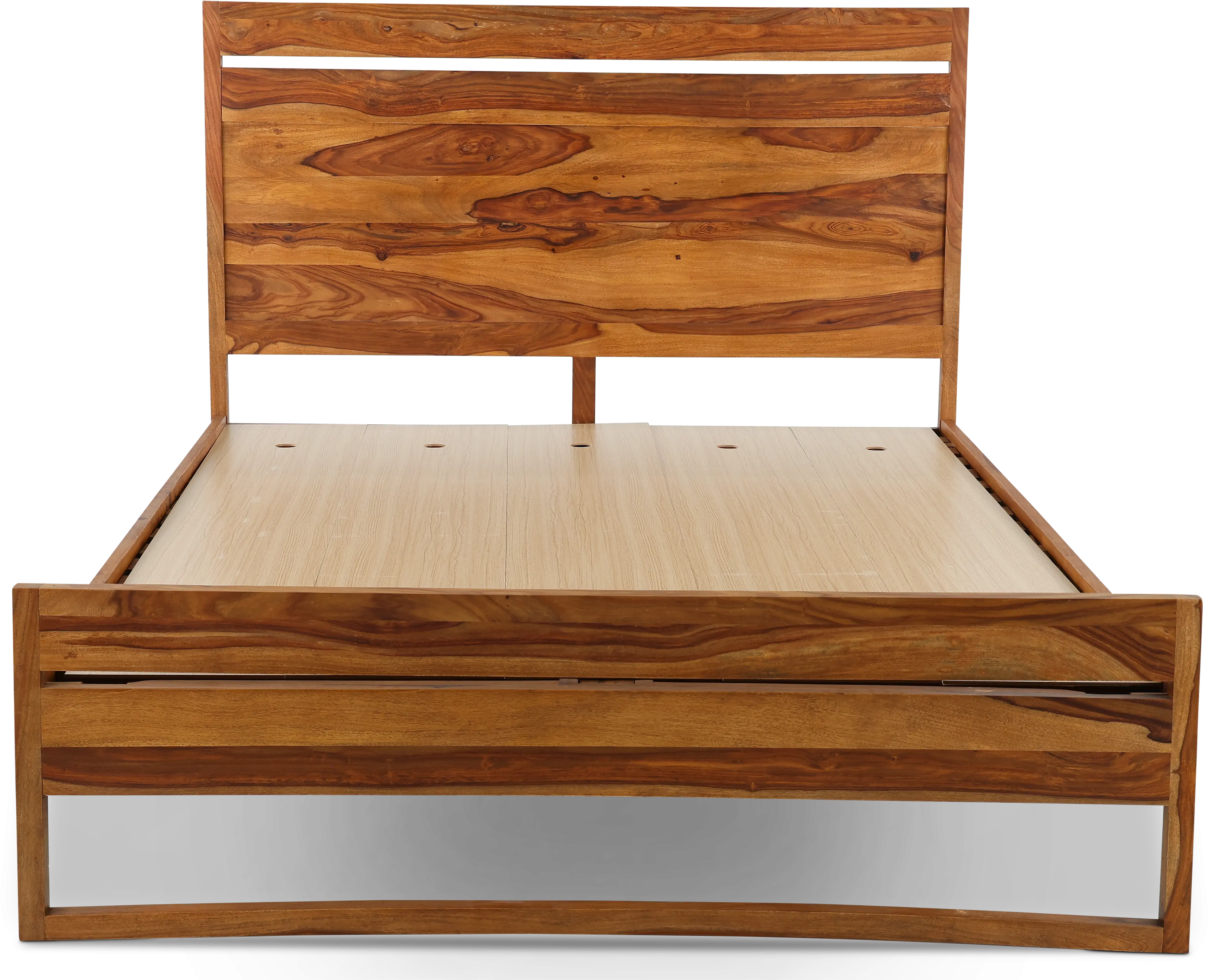 Hidden Haven Natural Queen Bed-5
