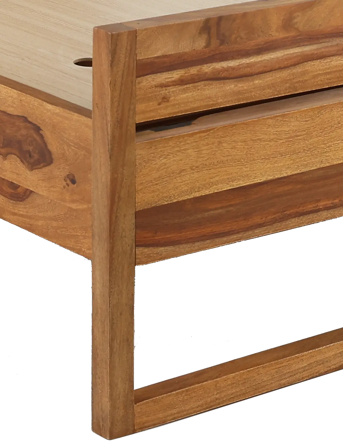 Hidden Haven Natural Queen Bed-6