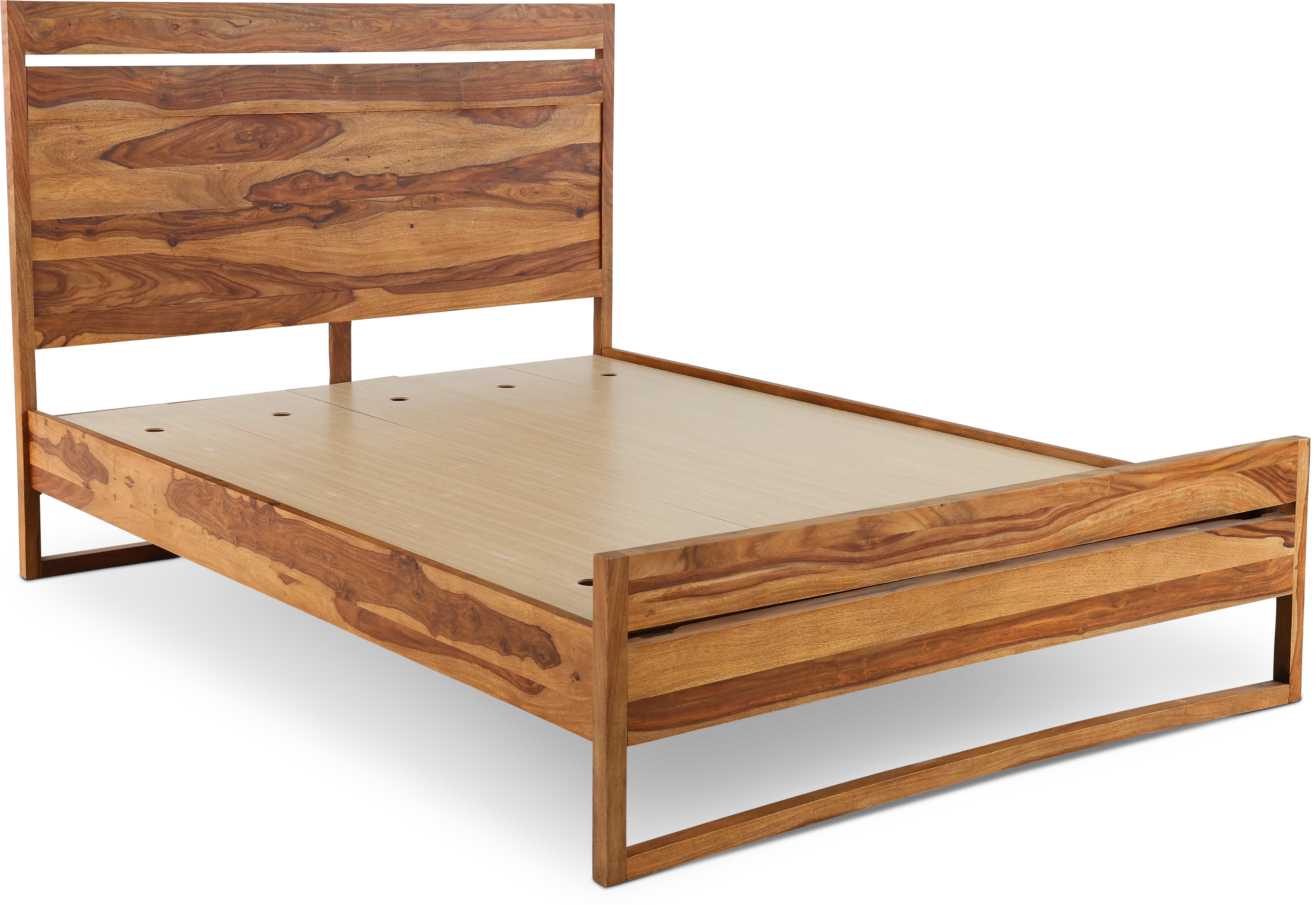 Hidden Haven Natural Queen Bed-8